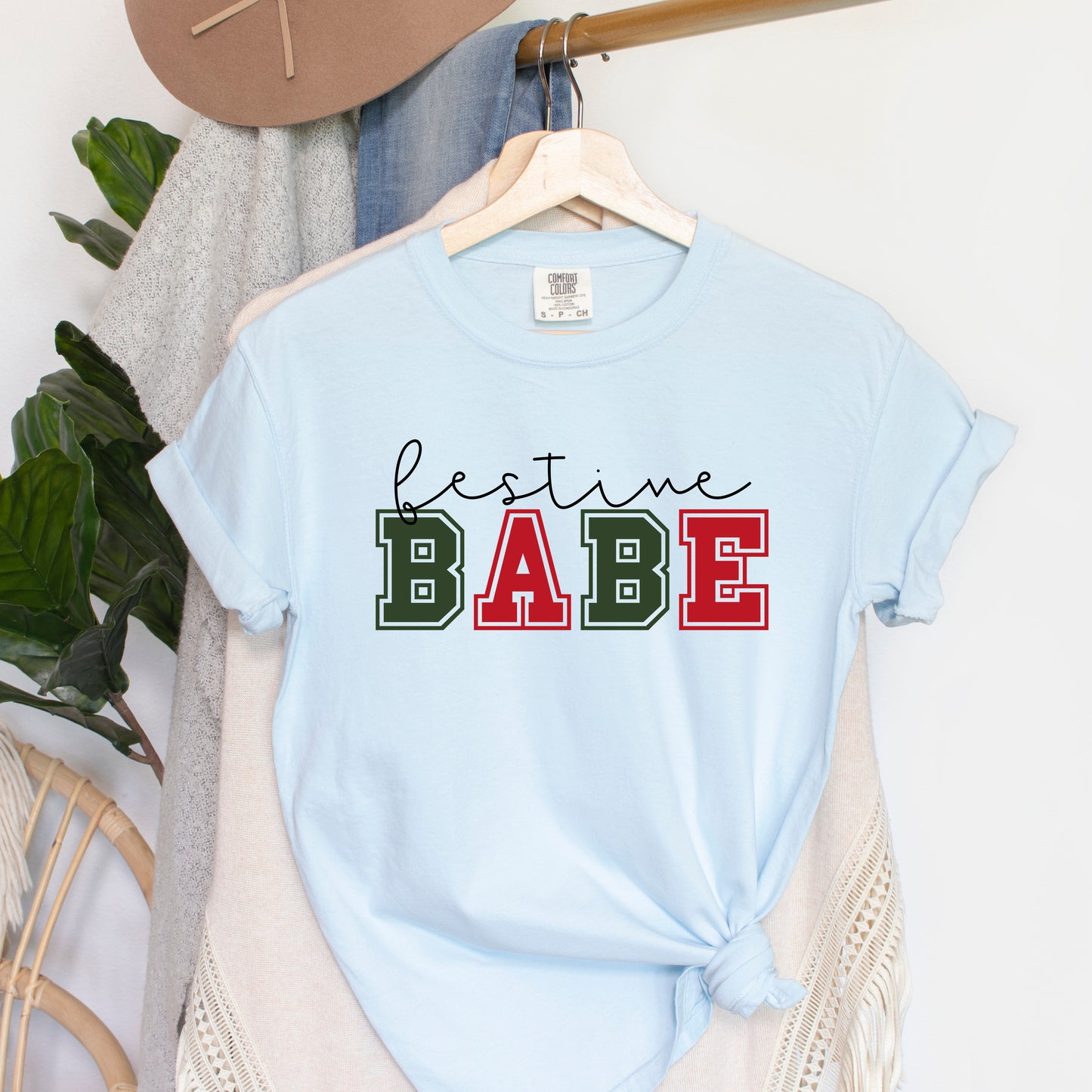Festive Babe | Garment Dyed Tee