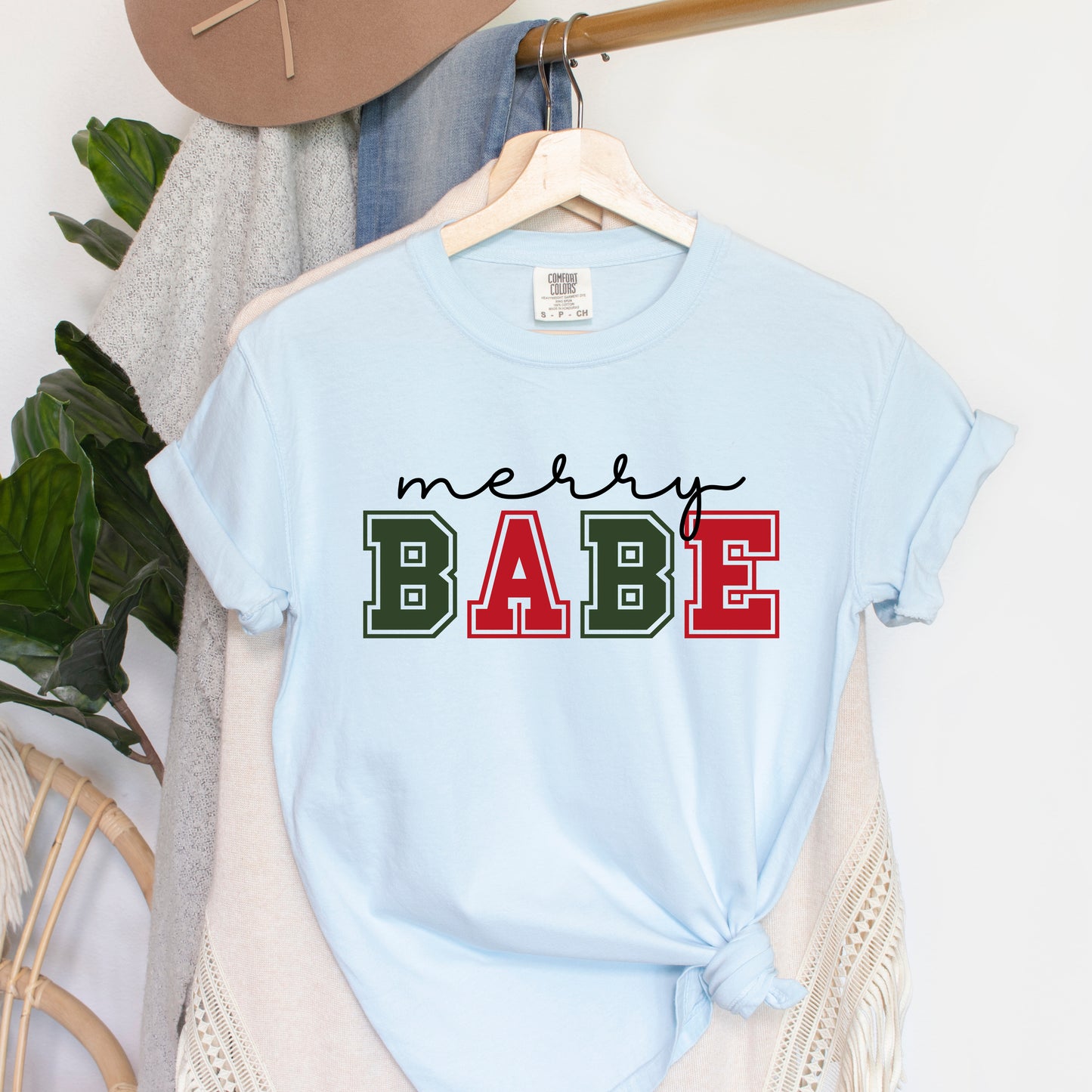 Merry Babe Bold | Garment Dyed Tee