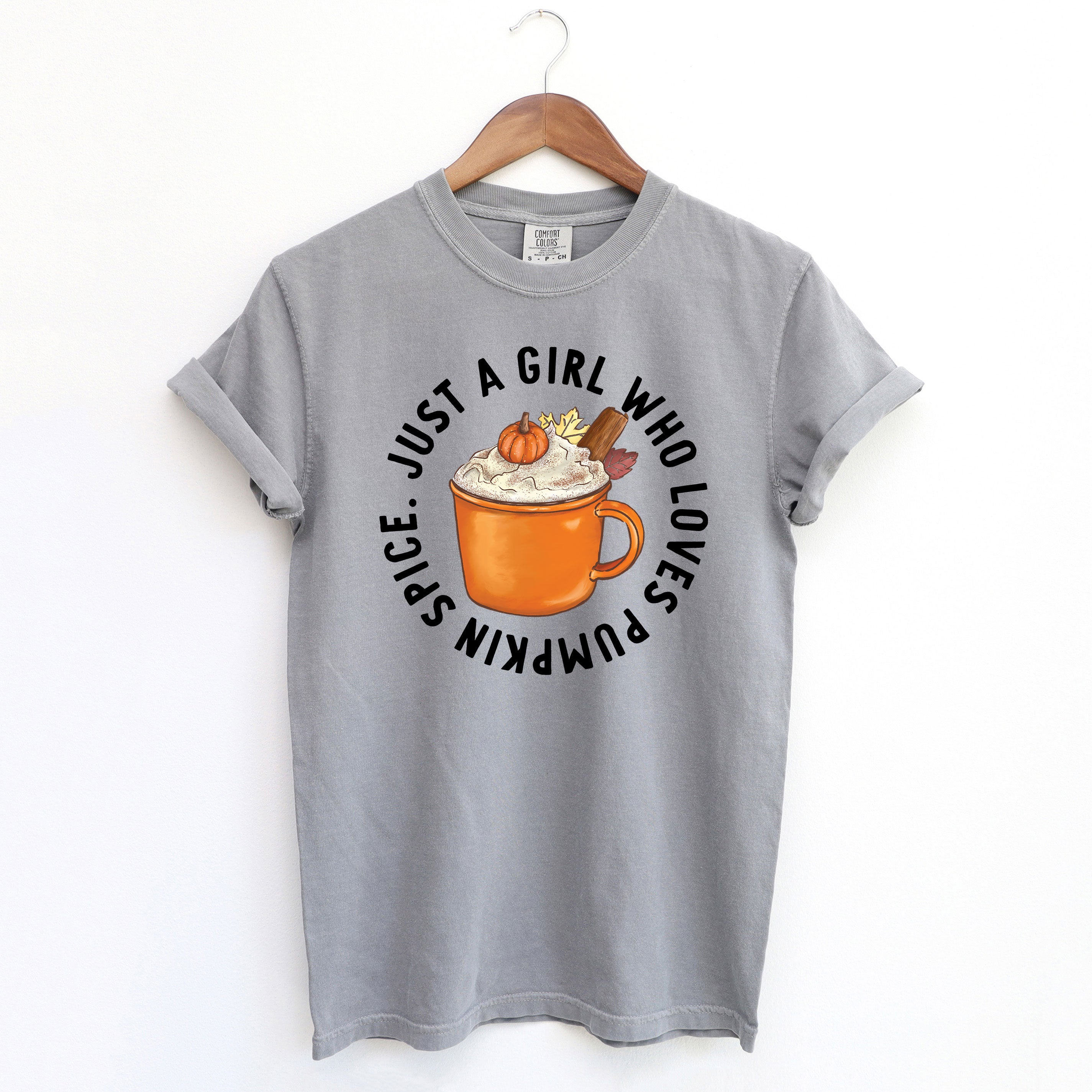 Loves Pumpkin Spice | Garment Dyed Short Sleeve Tee