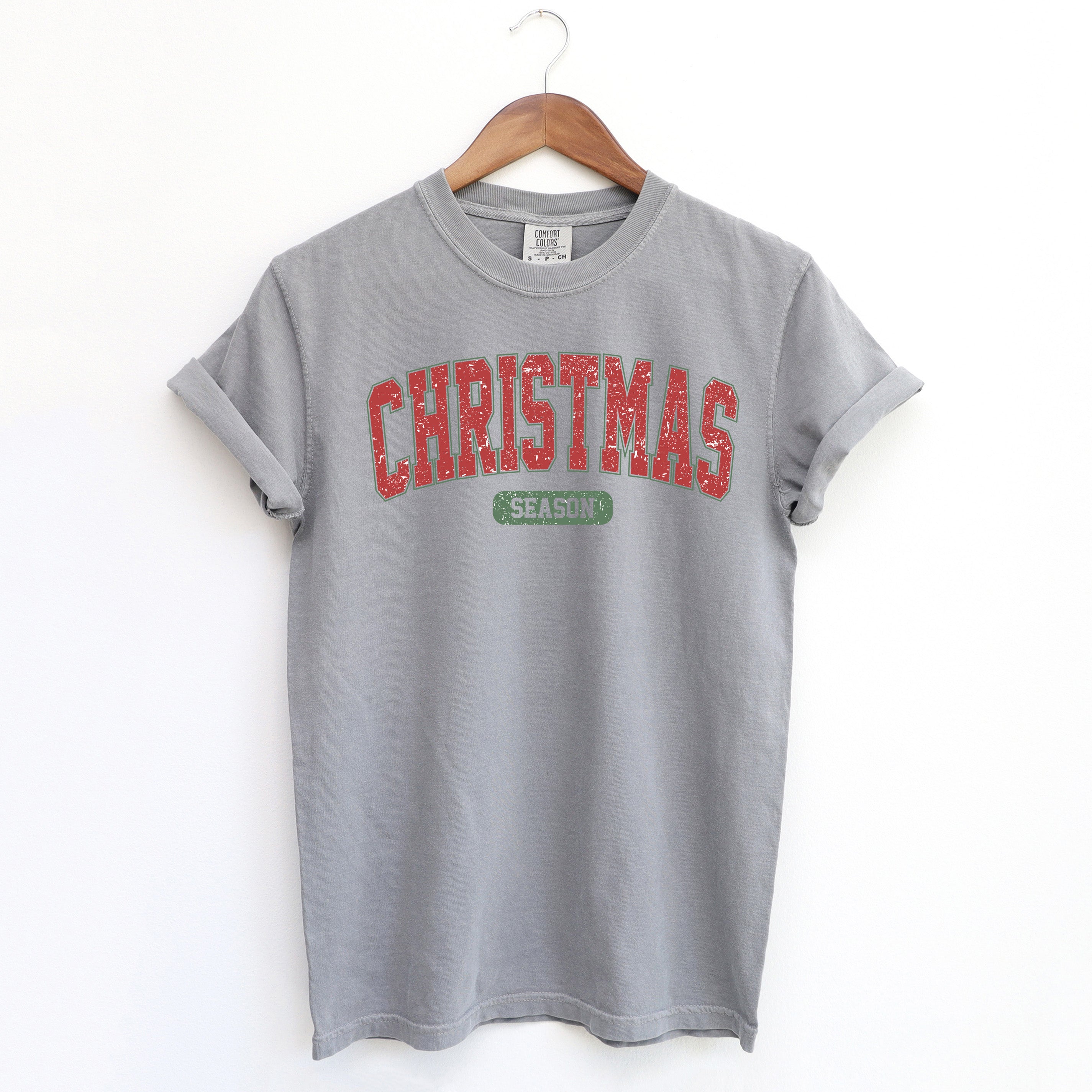 Varsity Christmas Season | Garment Dyed Tee