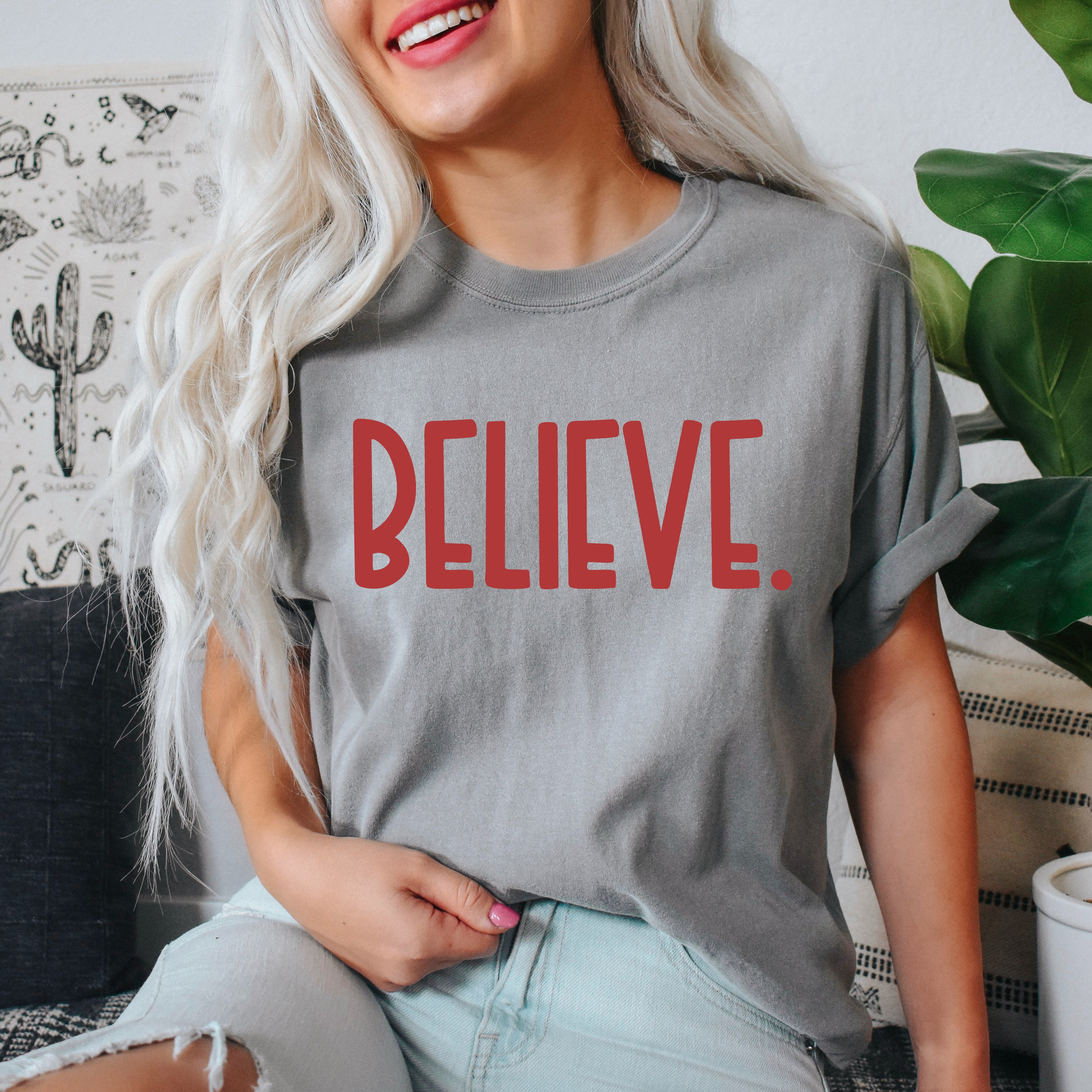 Believe Bold  | Garment Dyed Tee