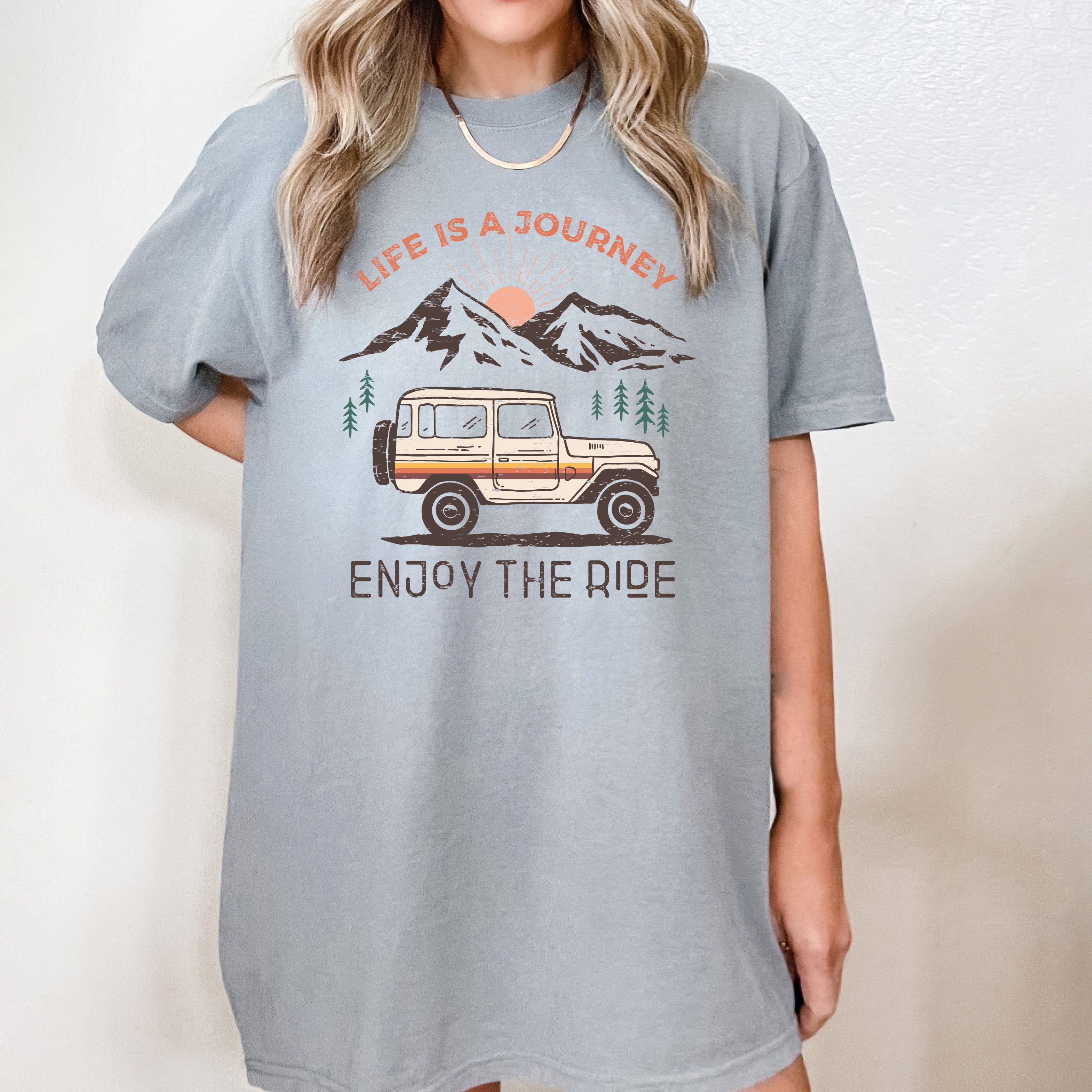 Life Is A Journey | Garment Dyed Short Sleeve Tee