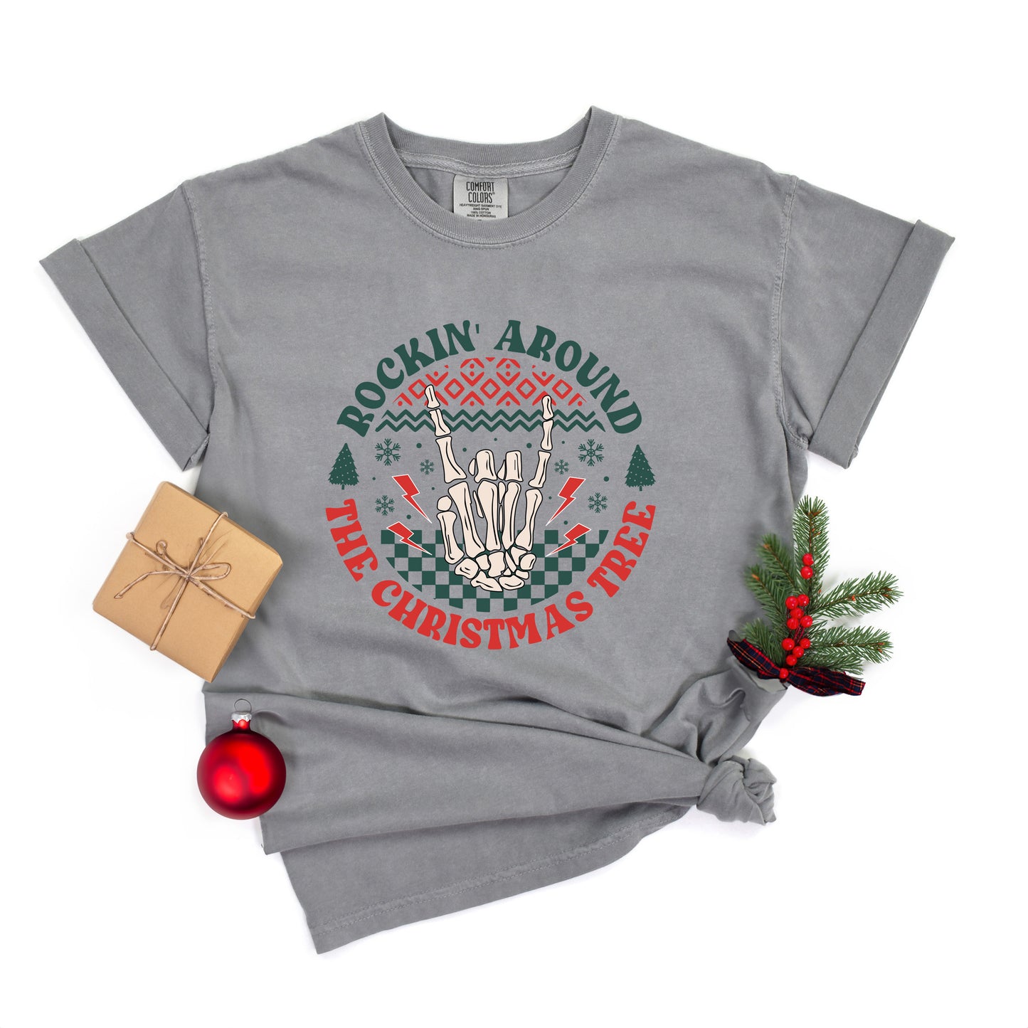 Rockin' Around Hand | Garment Dyed Tee