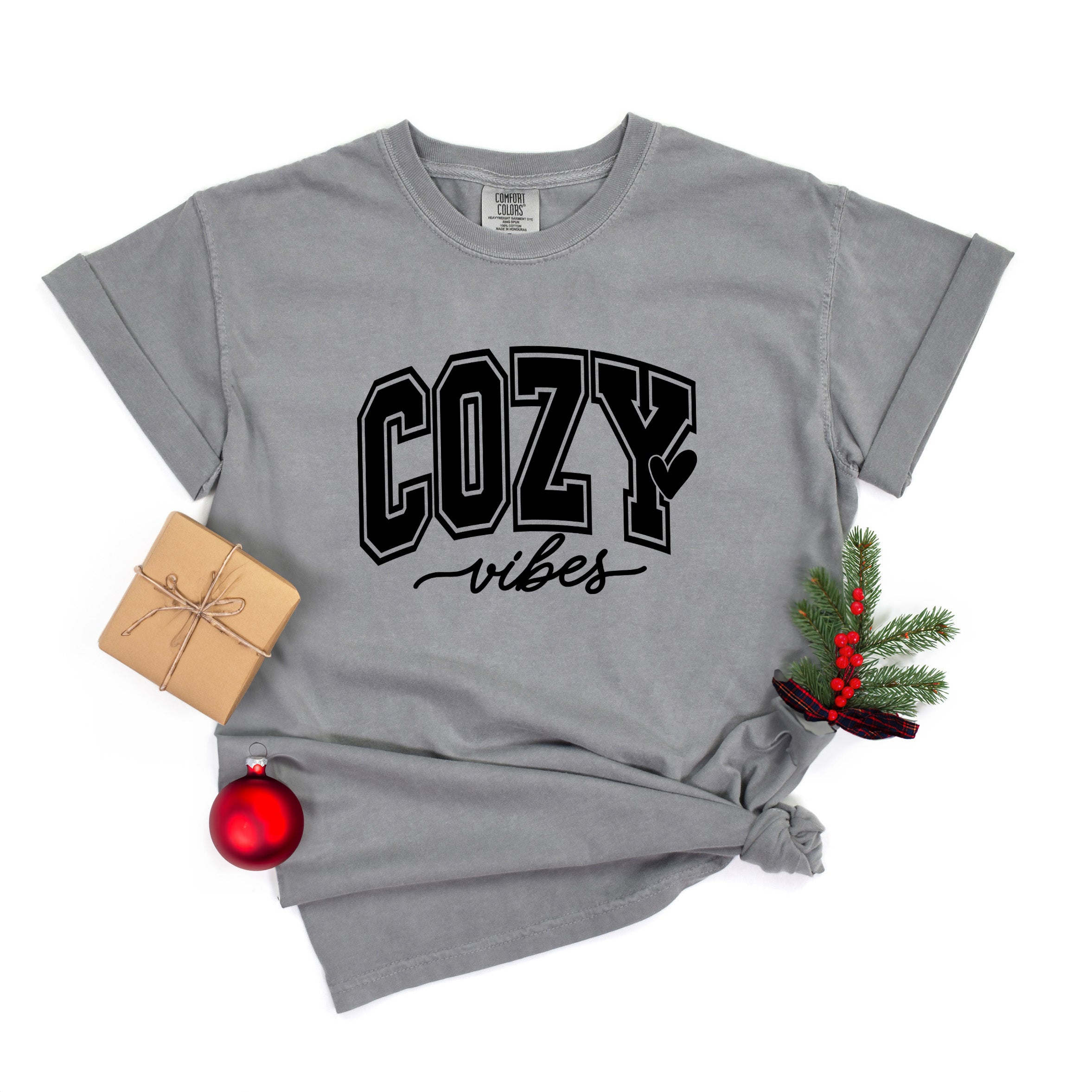 Cozy Vibes Bold| Garment Dyed Tee