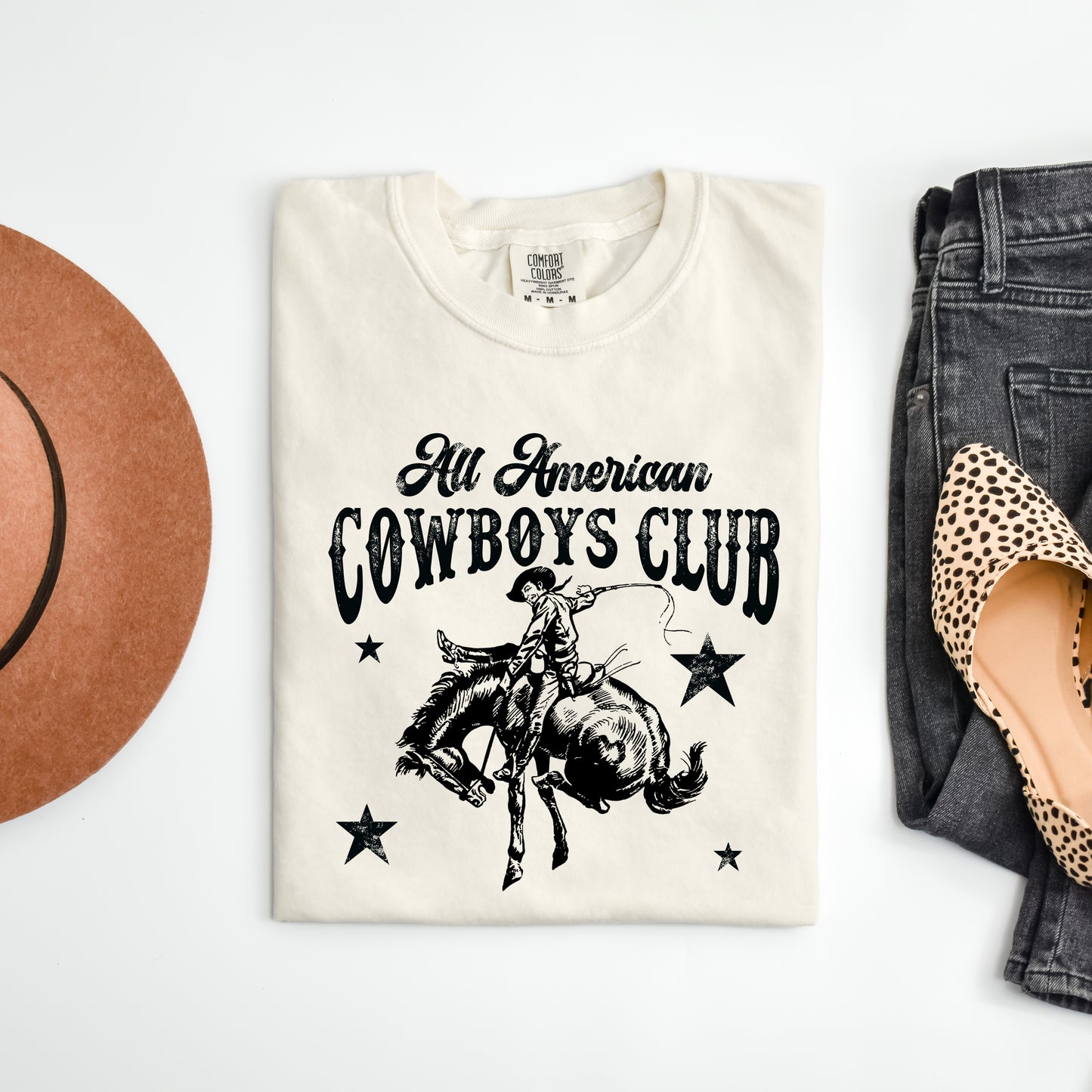 All American Cowboys Club | Garment Dyed Tee