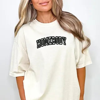 Embroidered Homebody | Garment Dyed Short Sleeve Tee