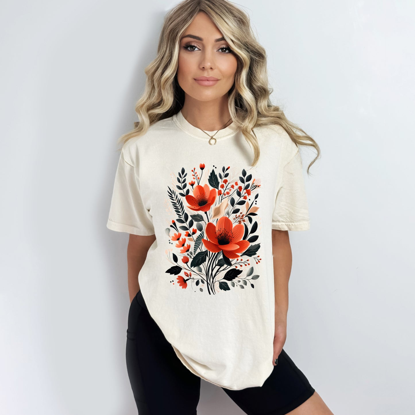 Rustic Flowers | Garment Dyed Tee