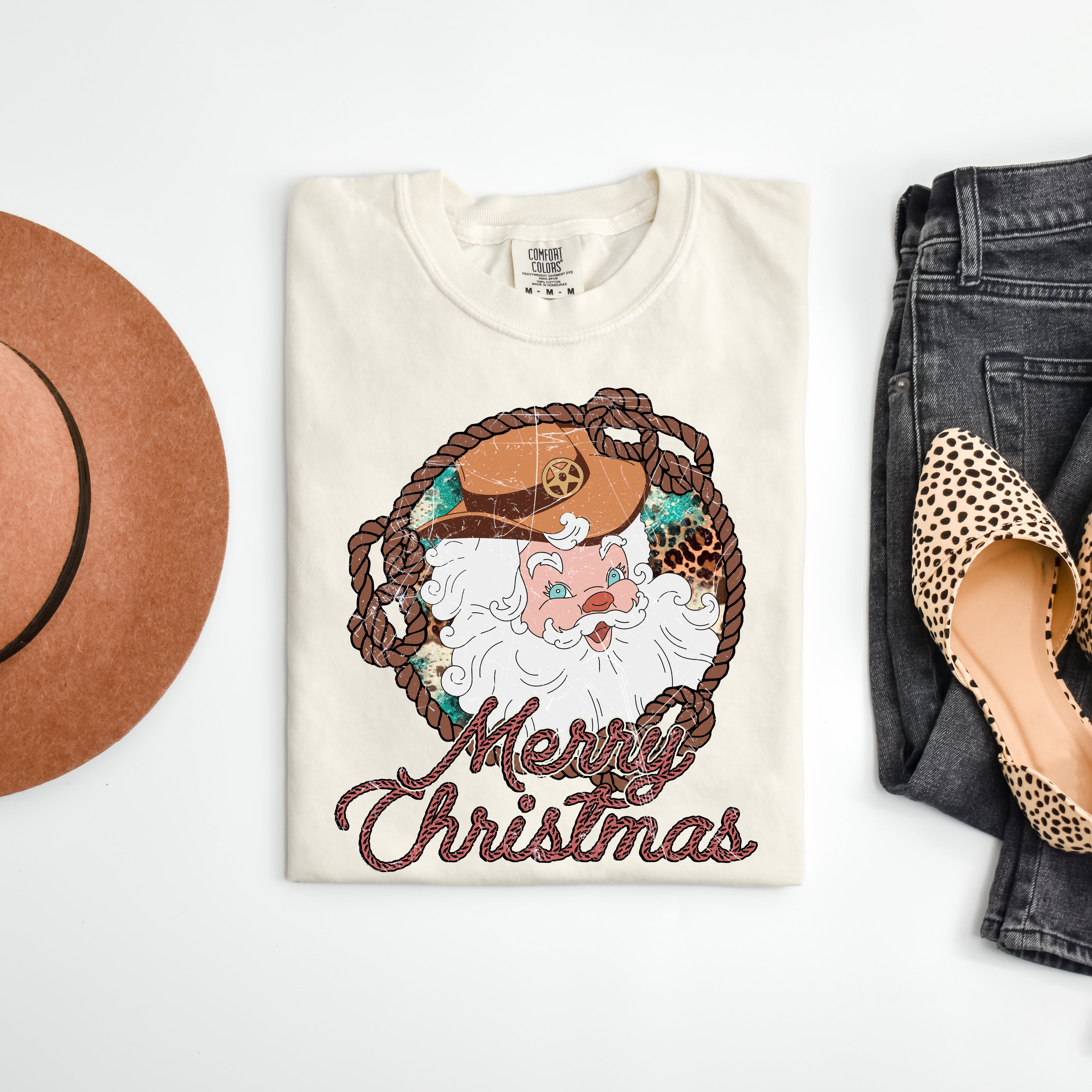 Western Santa | Garment Dyed Tee