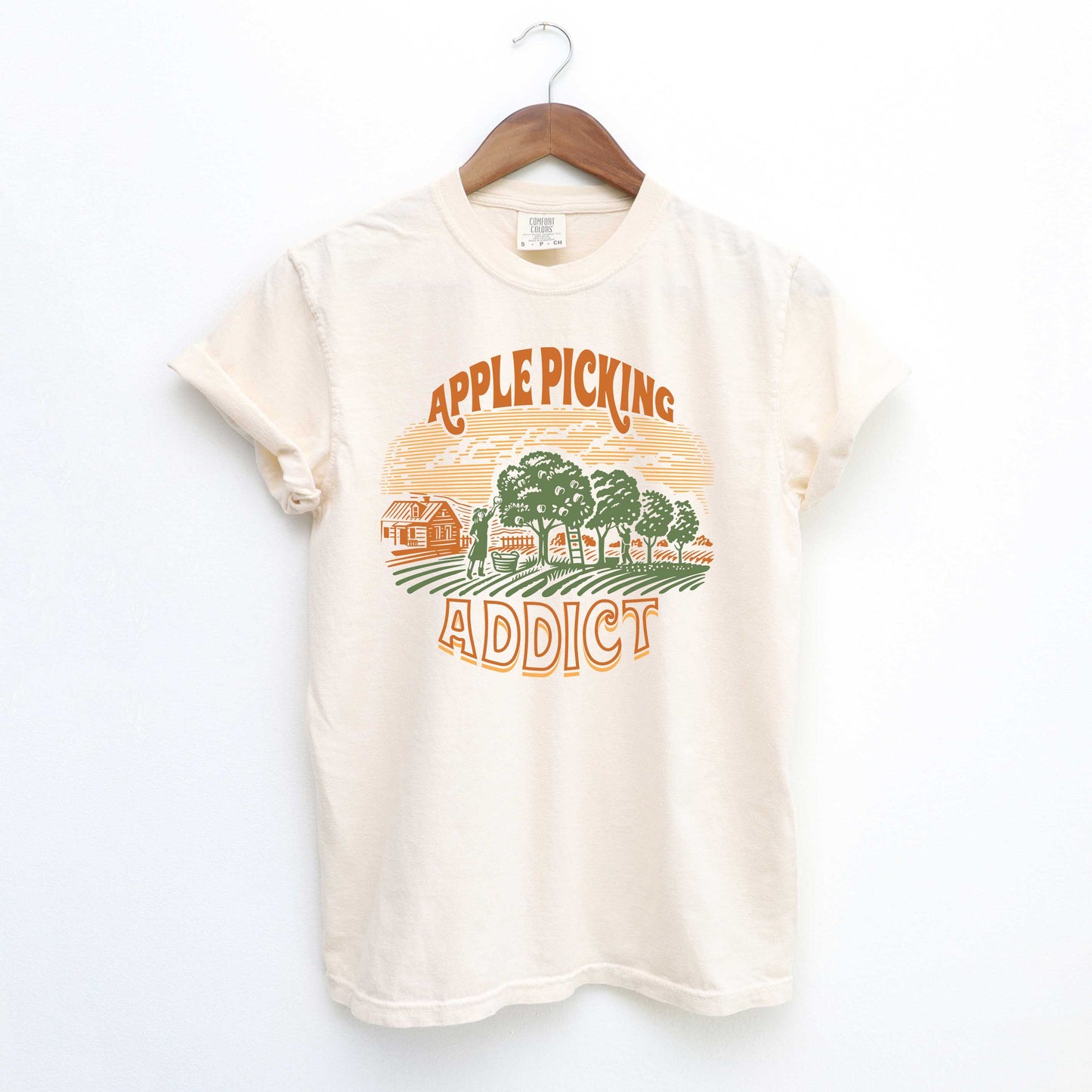 Apple Picking Addict | Garment Dyed Tee