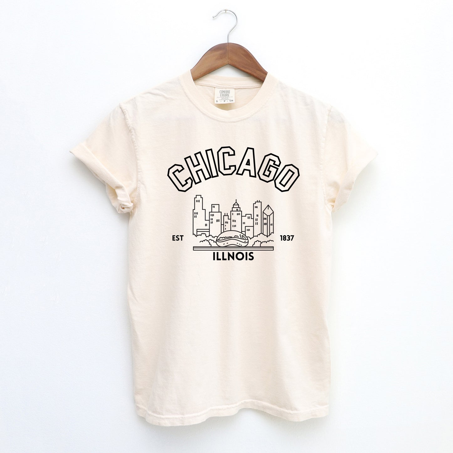Chicago EST 1837 | Garment Dyed Tee