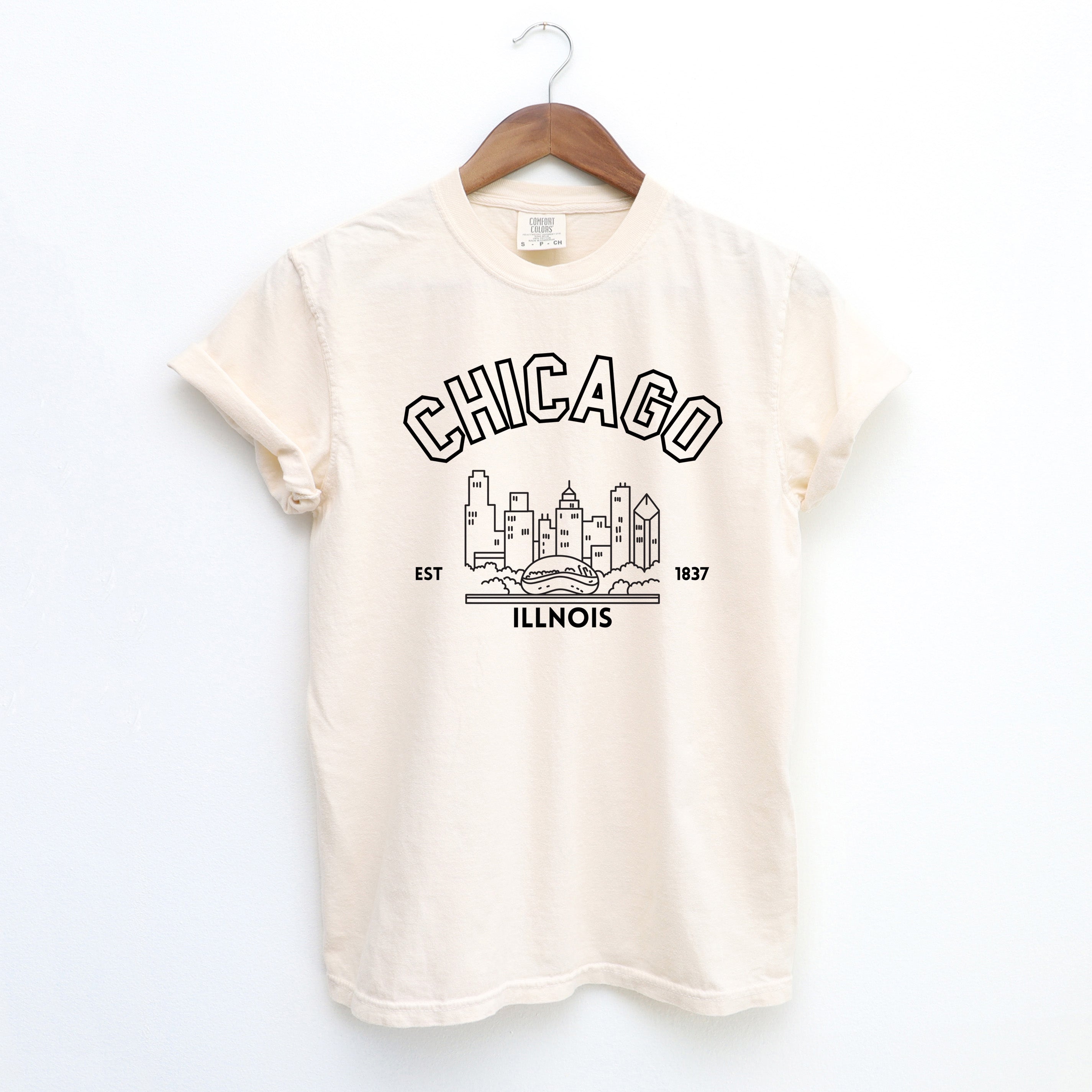 Chicago EST 1837 | Garment Dyed Tee