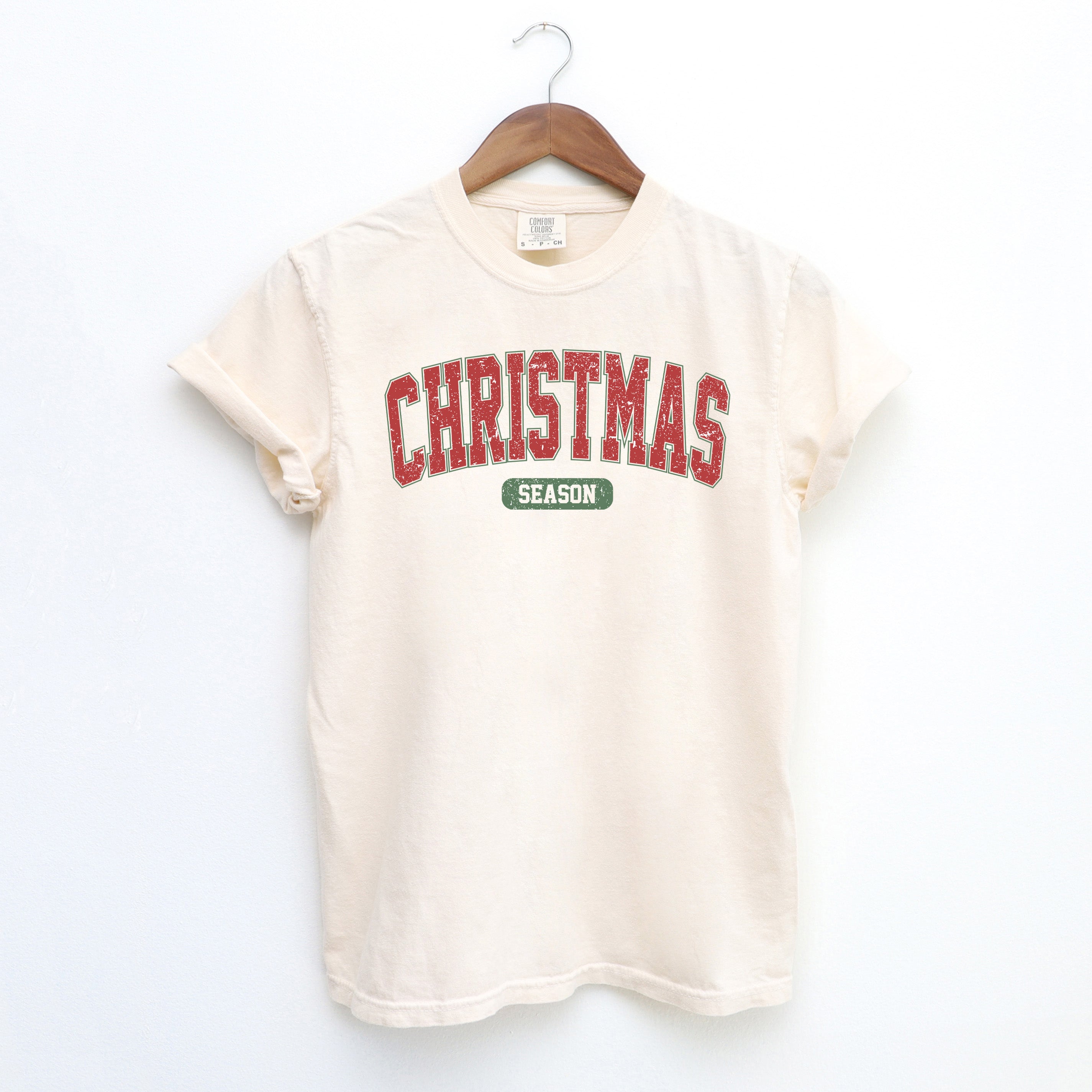 Varsity Christmas Season | Garment Dyed Tee