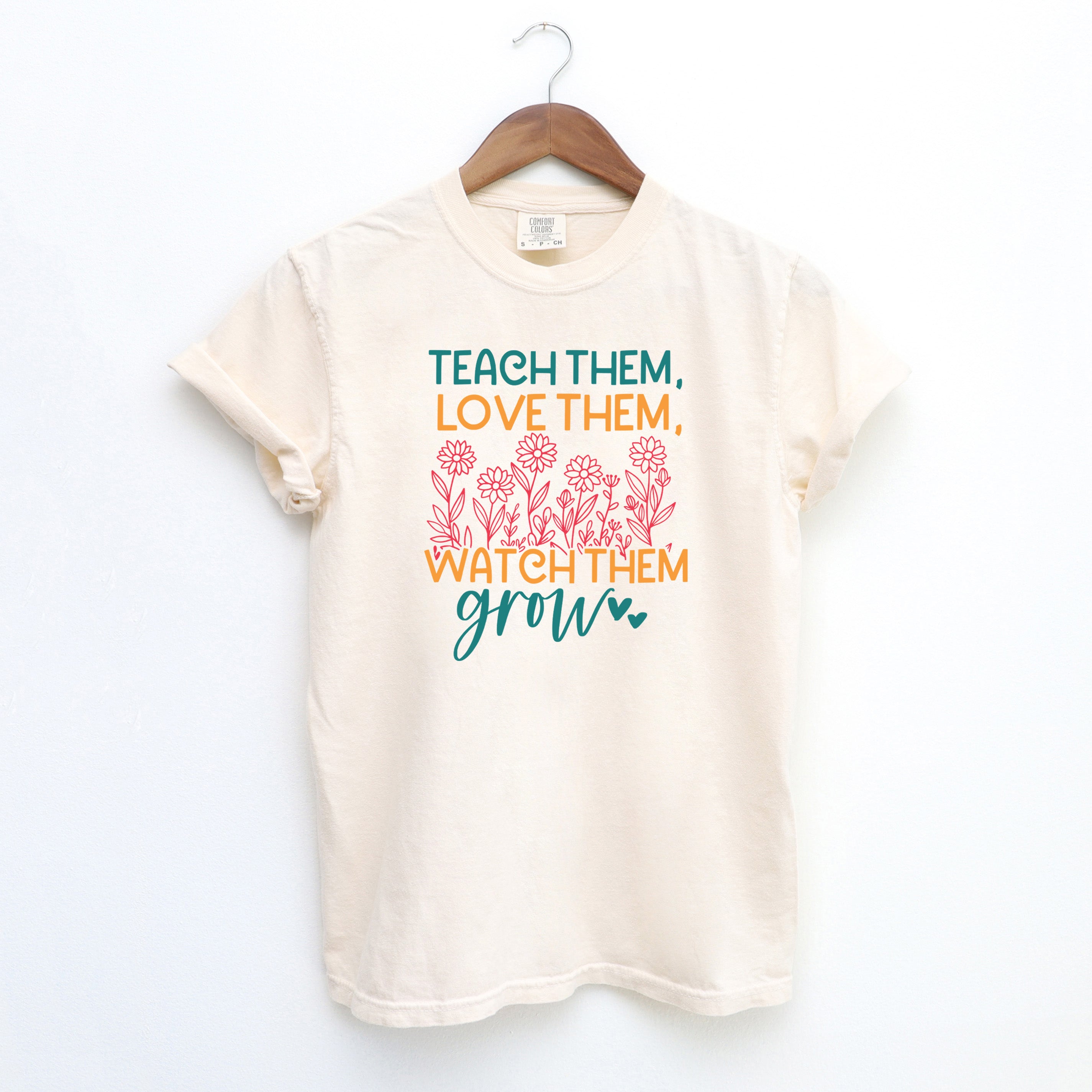 Watch Them Grow Flower Garden | Garment Dyed Short Sleeve Tee