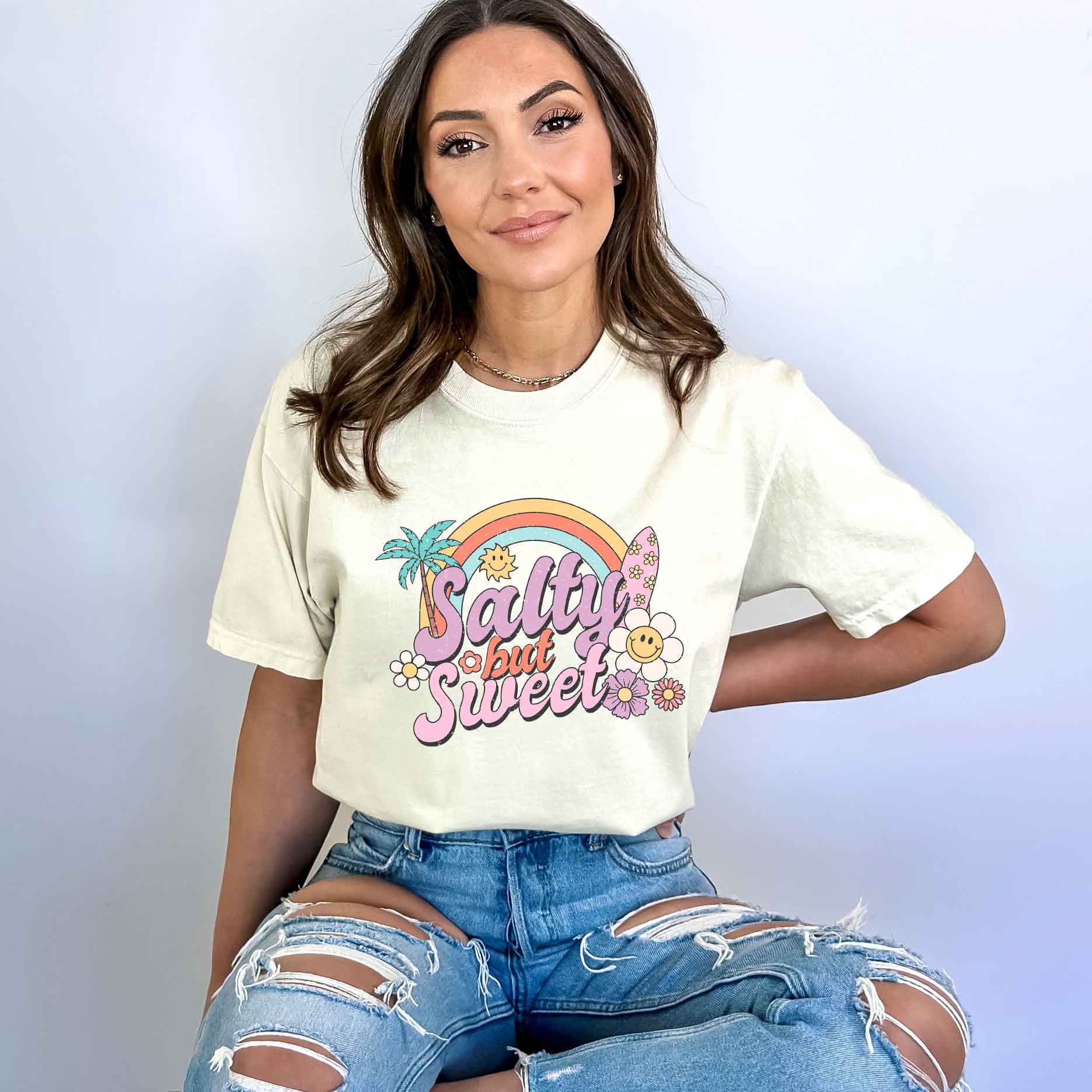 Salty But Sweet | Garment Dyed Short Sleeve Tee