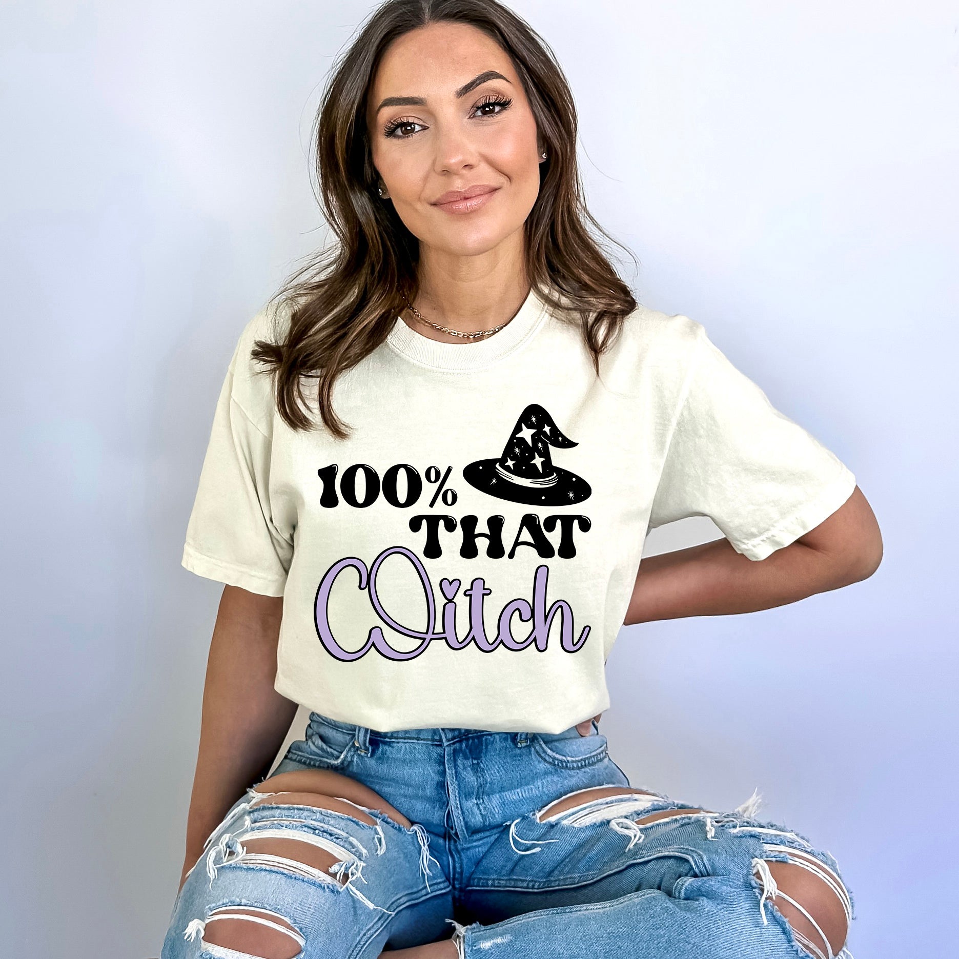 100% That Witch Hat | Garment Dyed Short Sleeve Tee