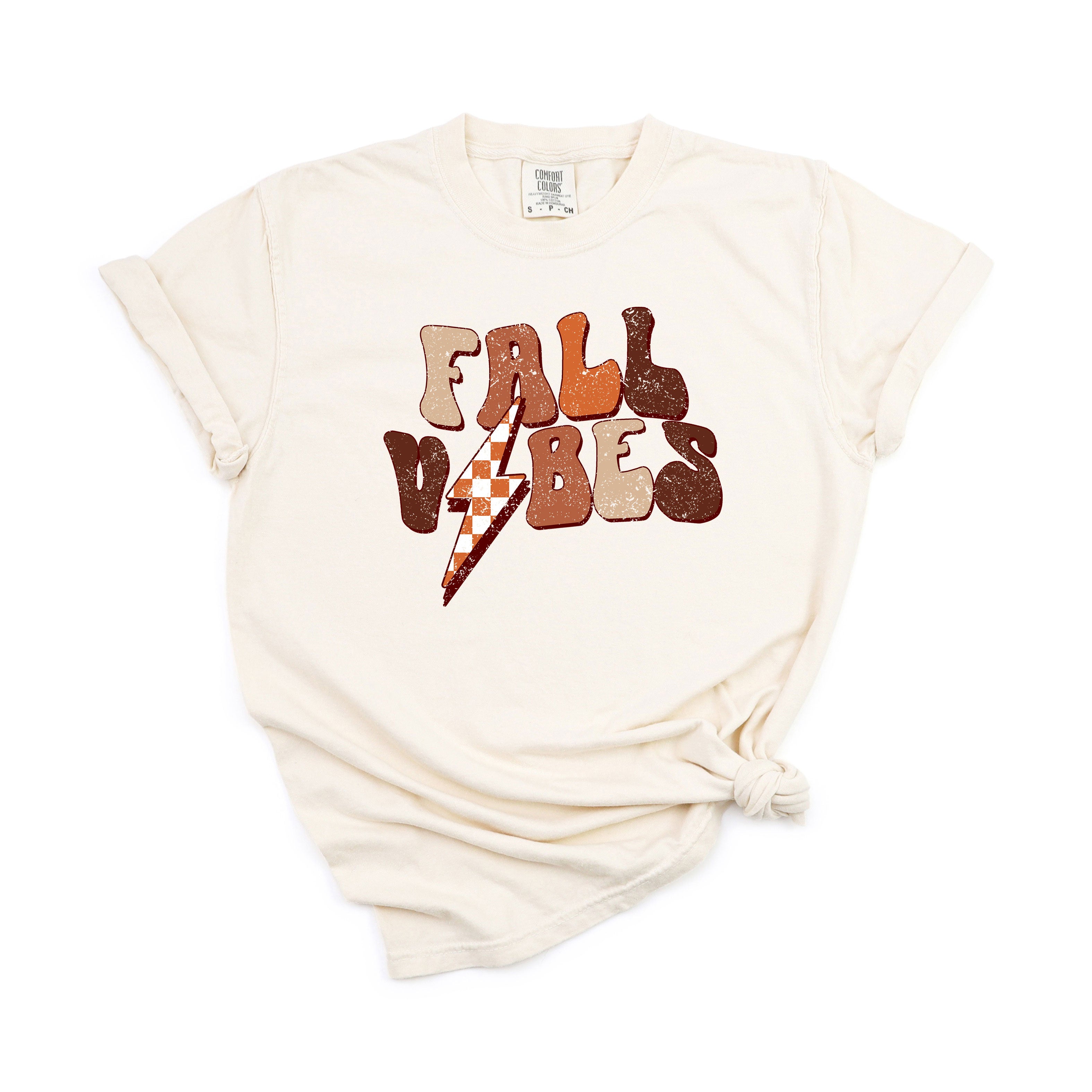 Retro Fall Vibes Wavy | Garment Dyed Tee