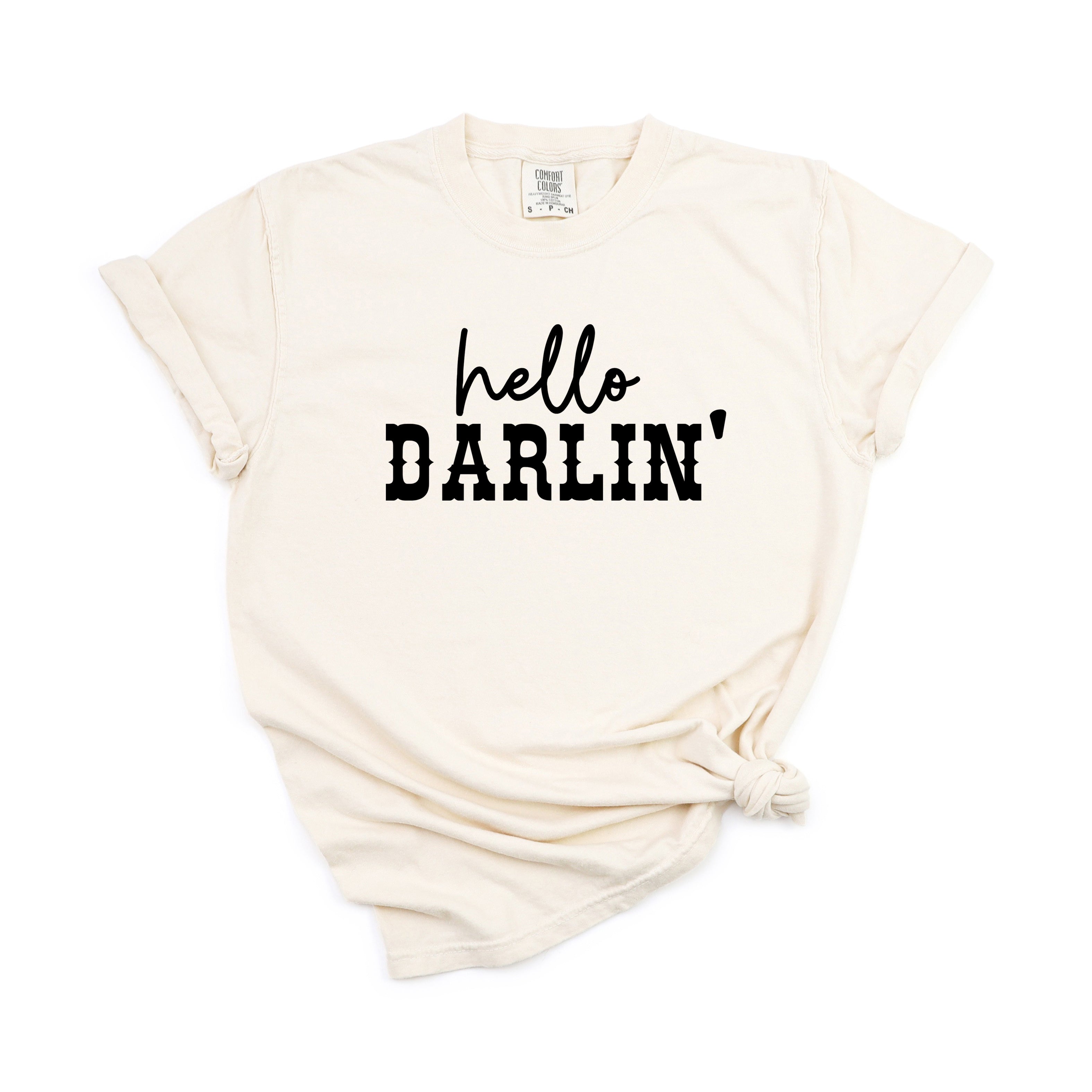 Hello Darlin' | Garment Dyed Short Sleeve Tee
