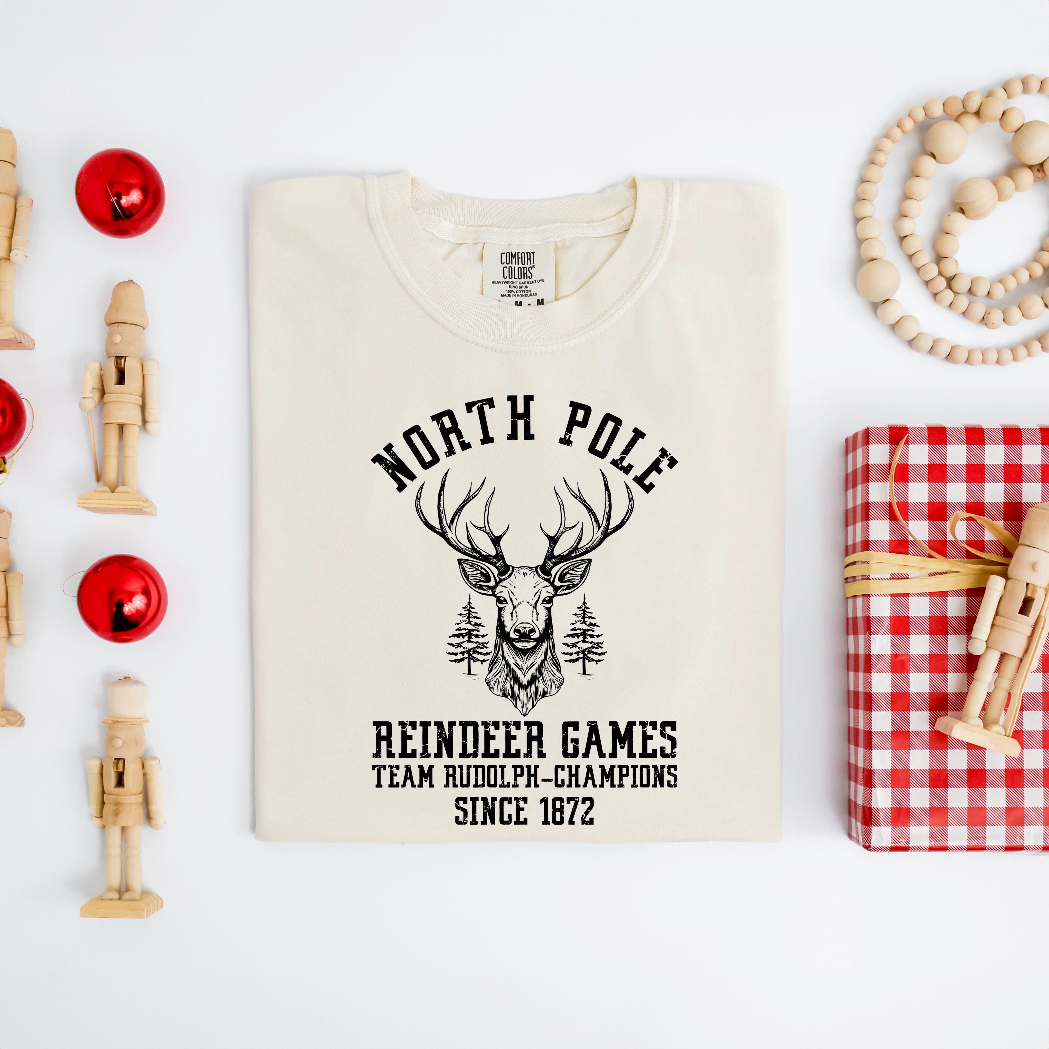 North Pole Reindeer Games | Garment Dyed Tee