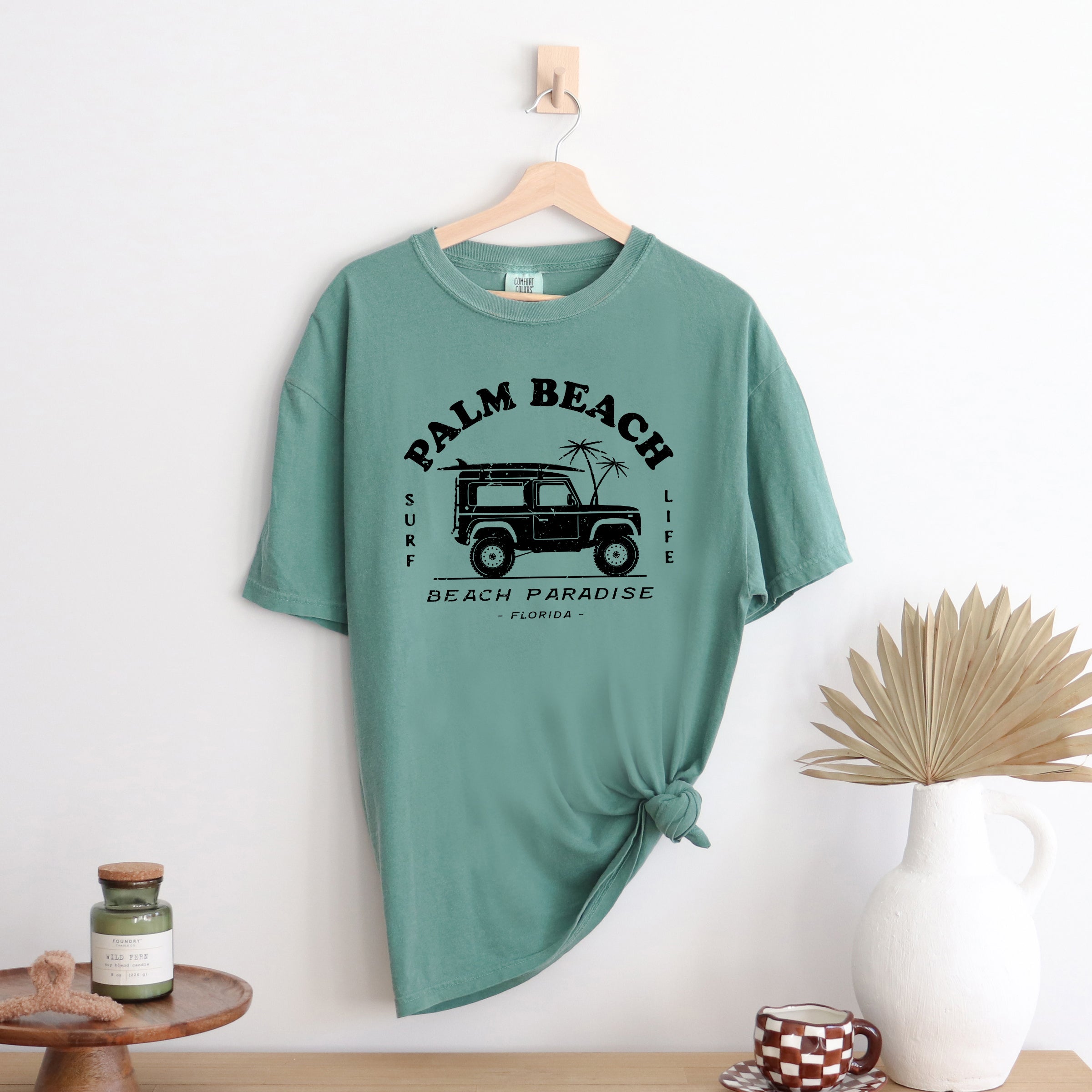 Palm Beach Truck | Garment Dyed Short Sleeve Tee