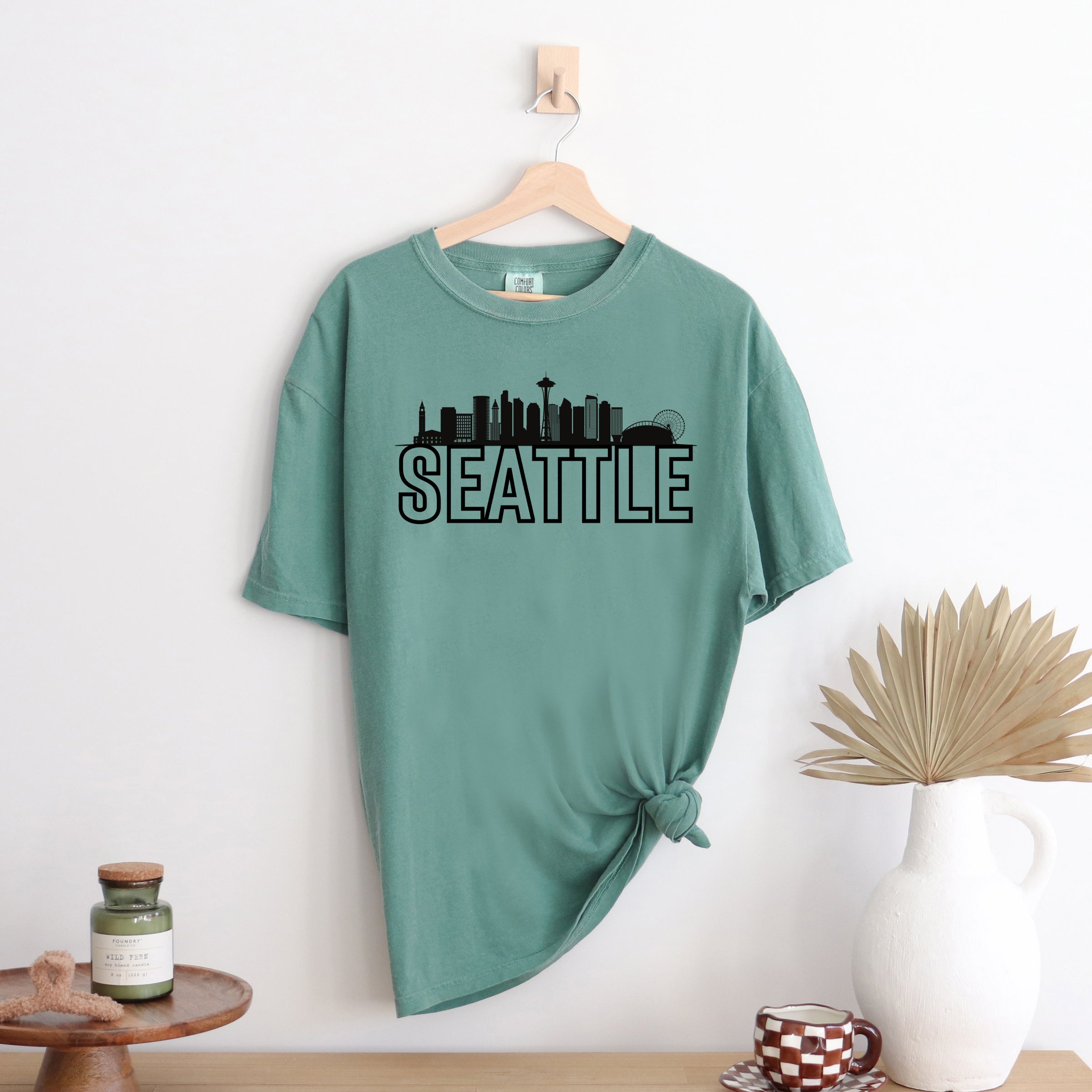 Seattle Buildings | Garment Dyed Tee