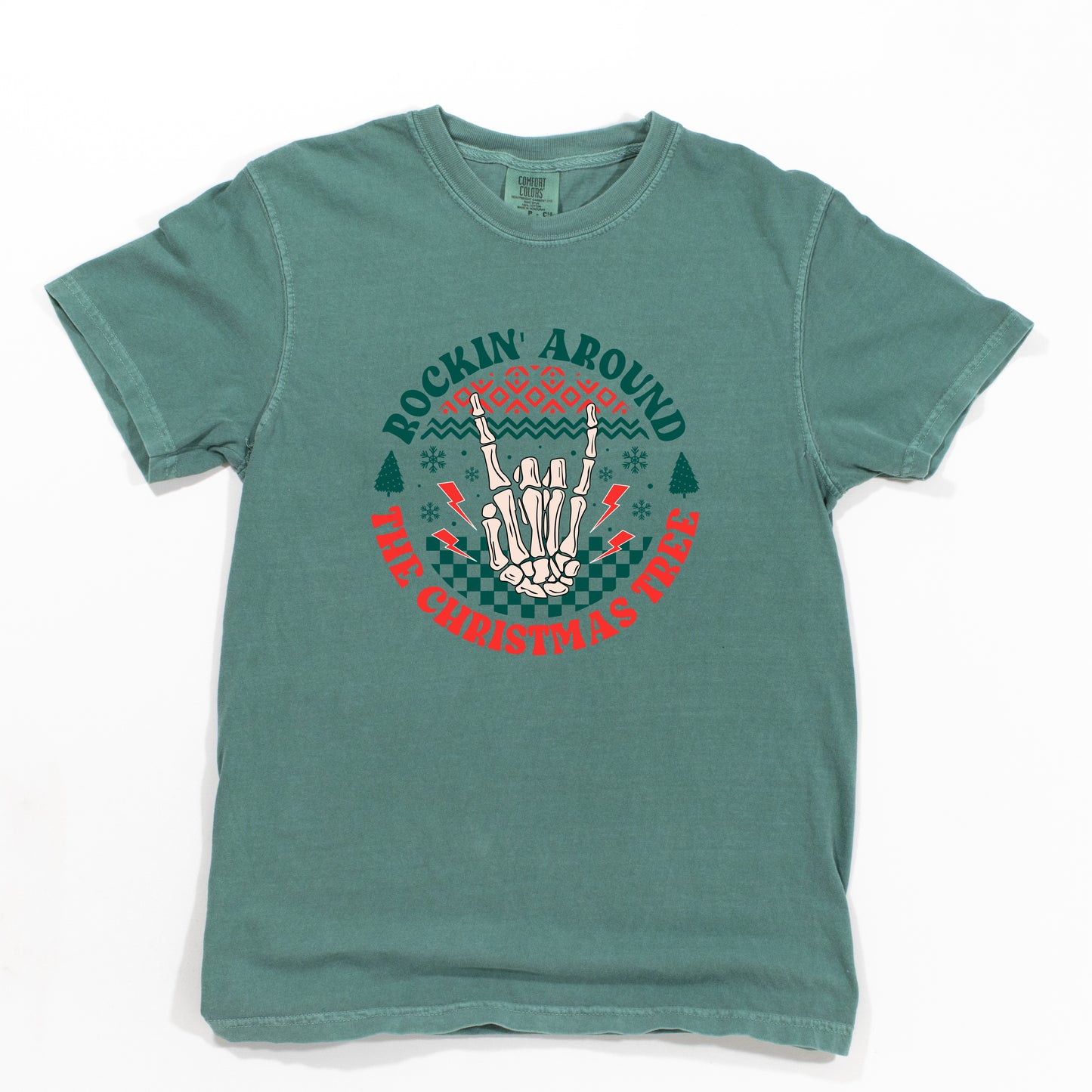 Rockin' Around Hand | Garment Dyed Tee