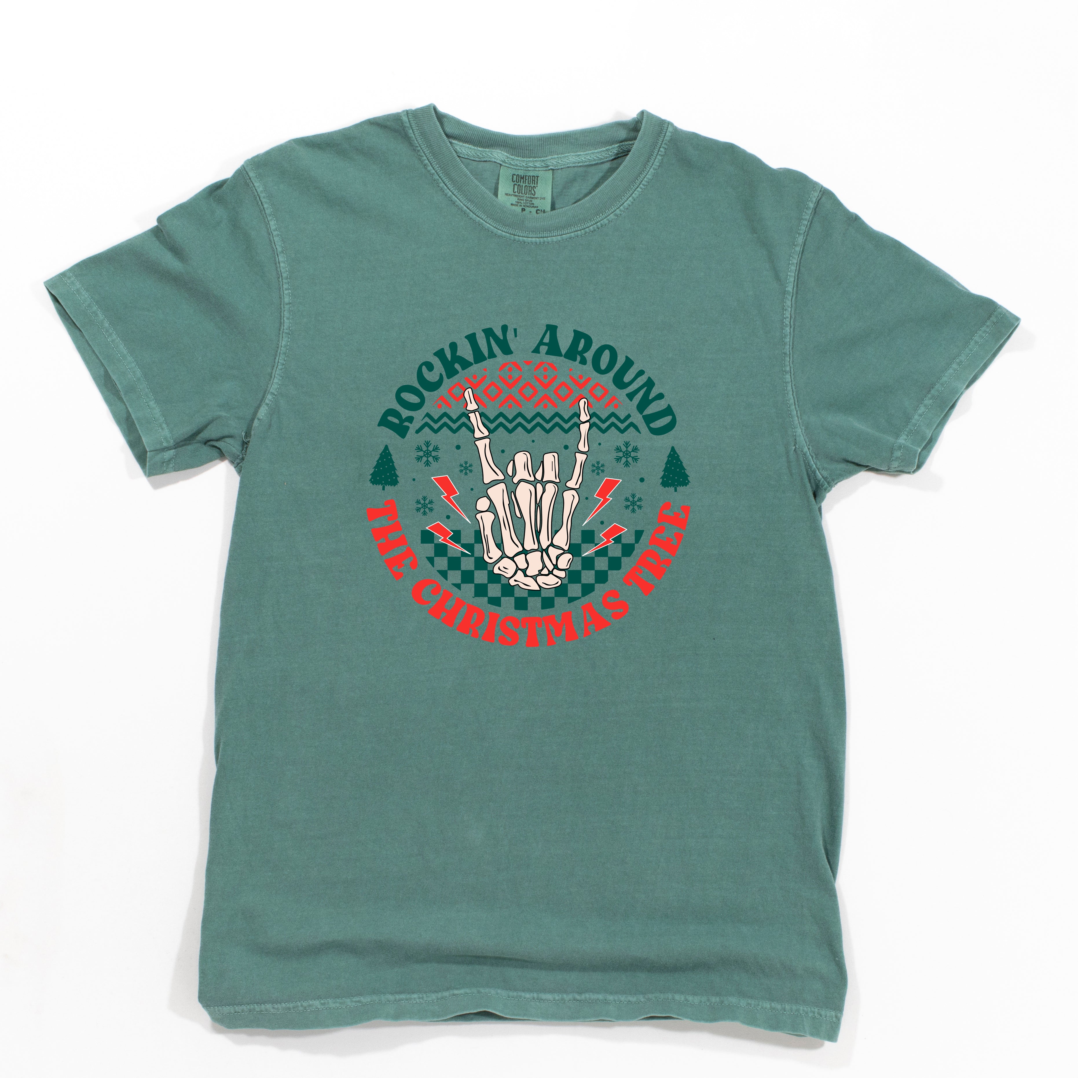 Rockin' Around Hand | Garment Dyed Tee