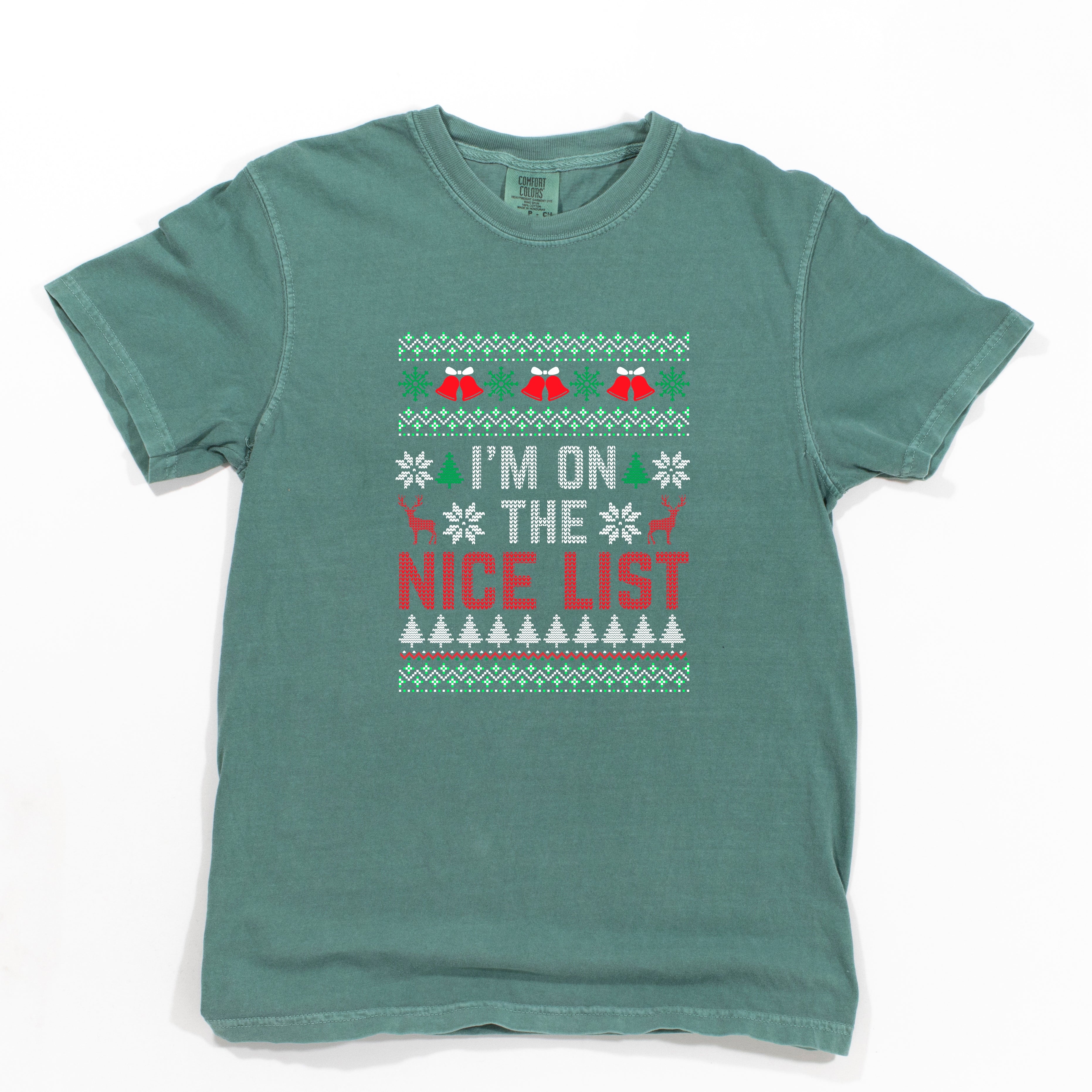 I'm on the Nice List | Garment Dyed Tee