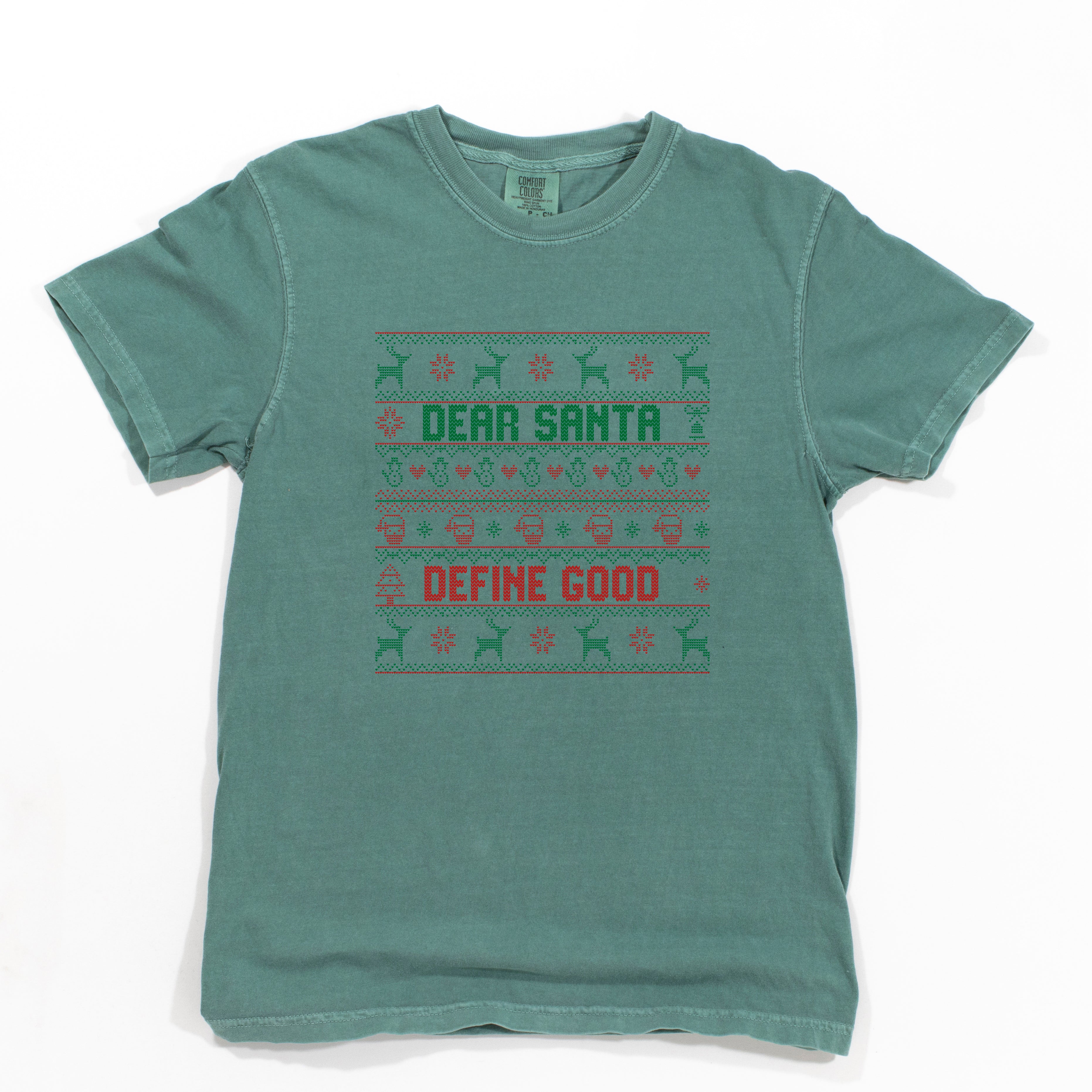 Santa Define Good | Garment Dyed Tee