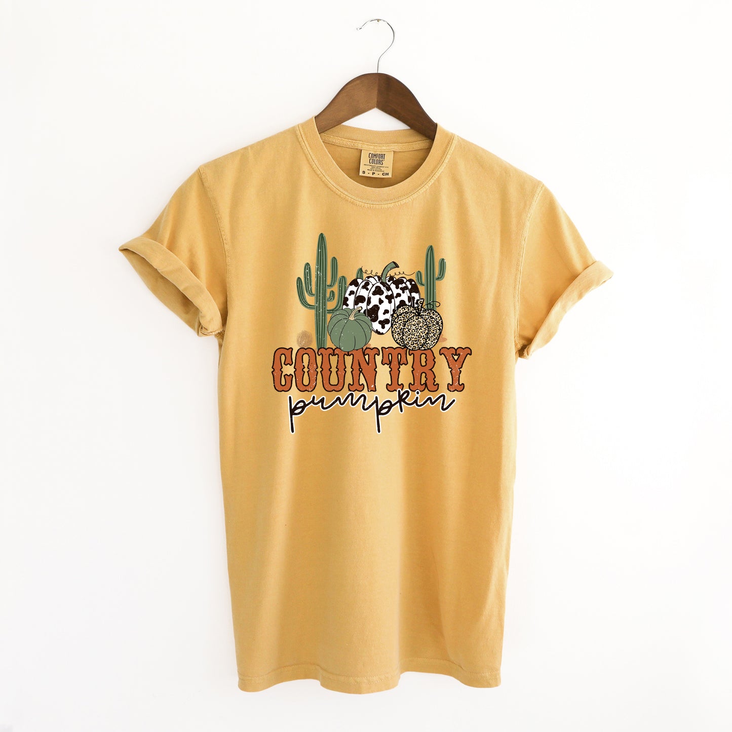Country Pumpkin Cactus | Garment Dyed Tee