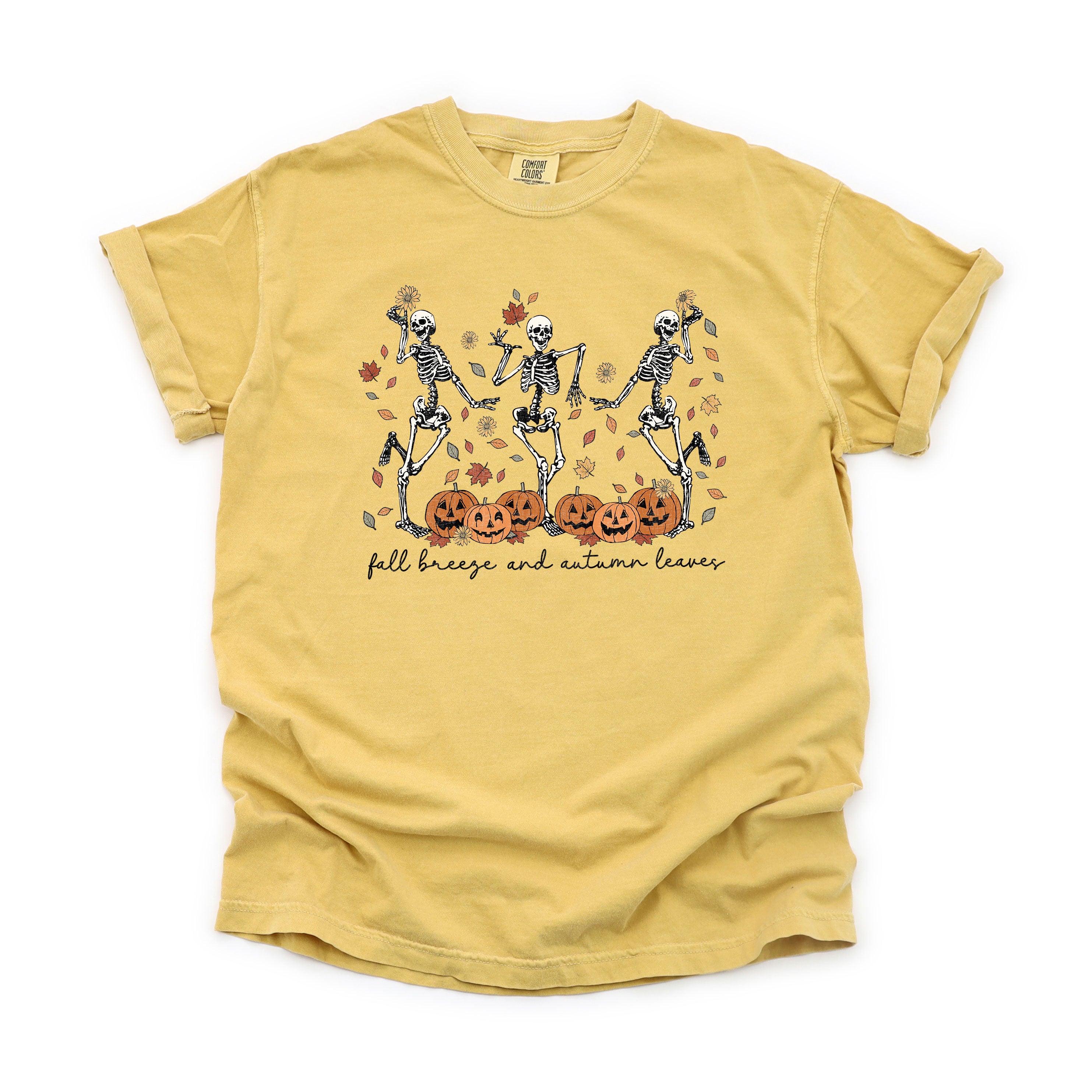 Fall Breeze Skeletons | Garment Dyed Tee
