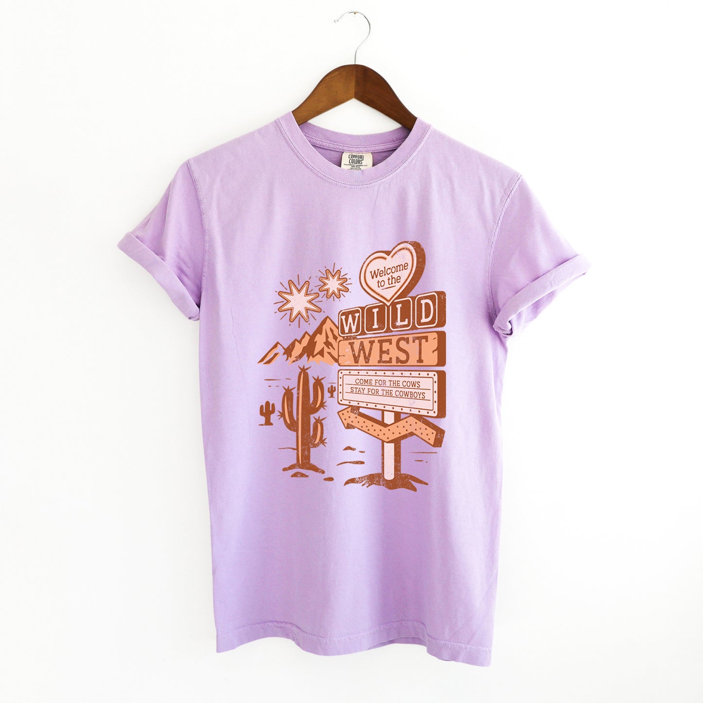 Wild West Distressed | Garment Dyed Tee