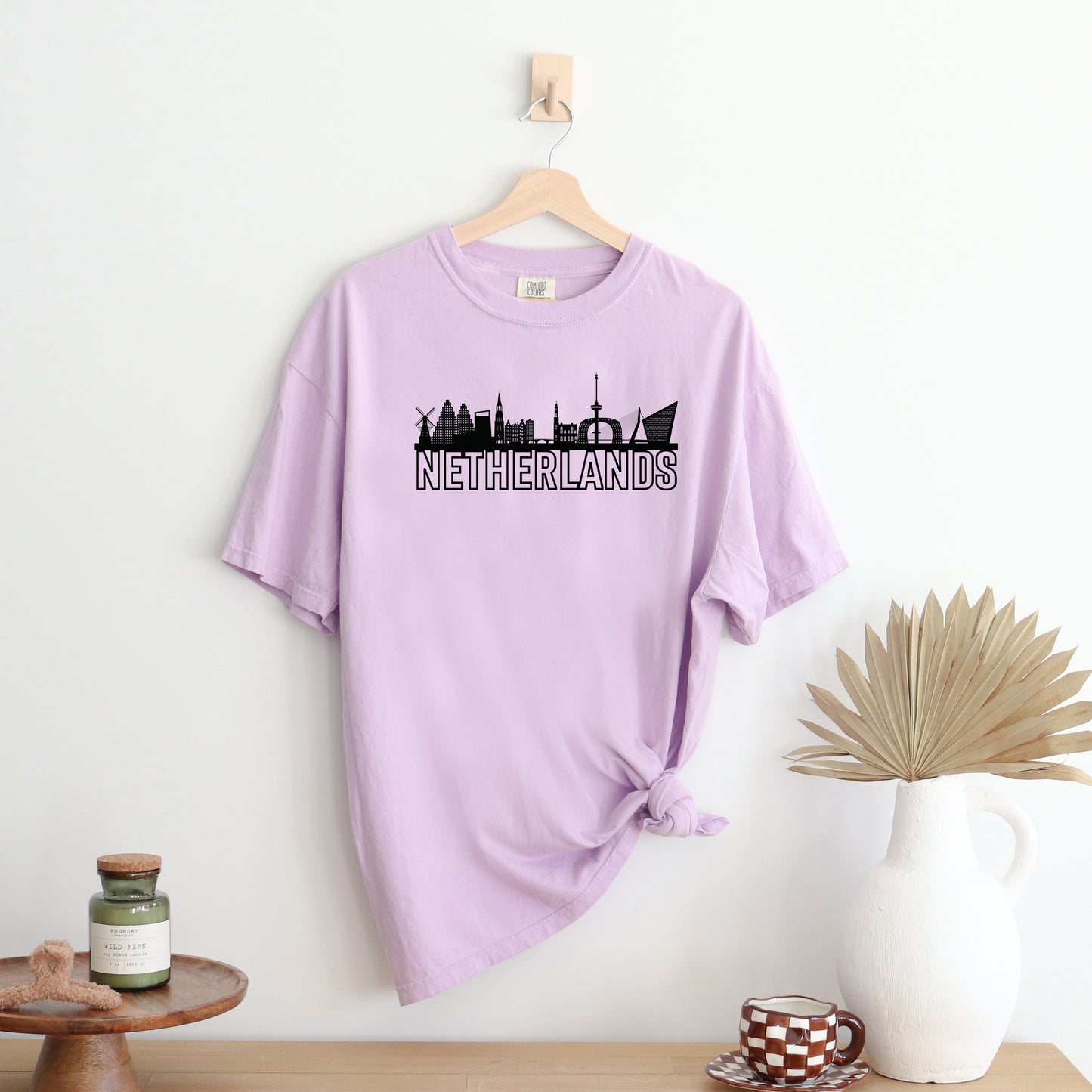 Netherlands Buildings | Garment Dyed Tee