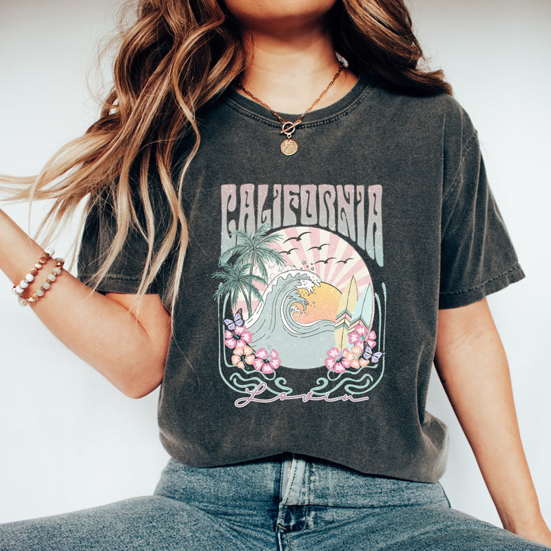 California Grunge | Garment Dyed Short Sleeve Tee