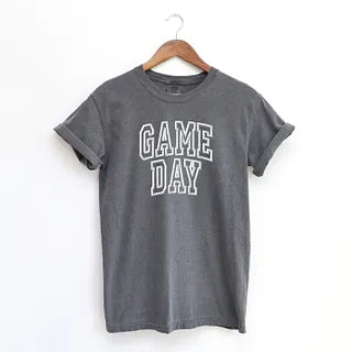Embroidered Game Day Arched | Garment Dyed Short Sleeve Tee
