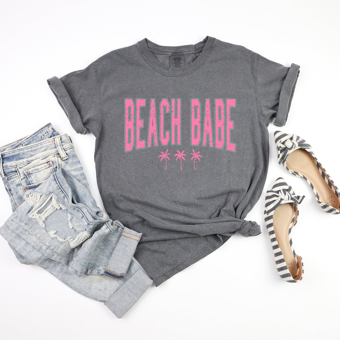 Beach Babe Trees | Garment Dyed Short Sleeve Tee