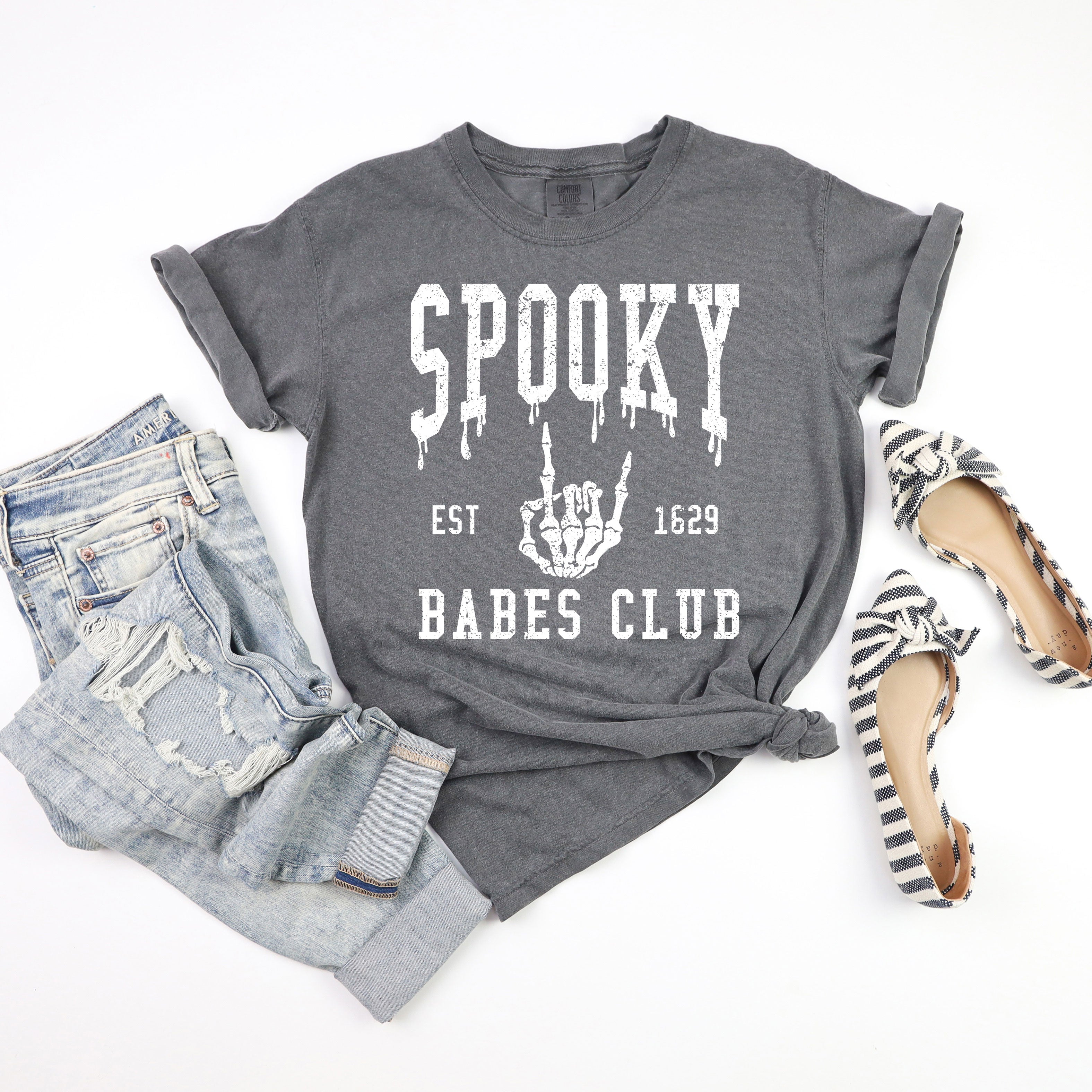 Spooky Babes Club | Garment Dyed Tee