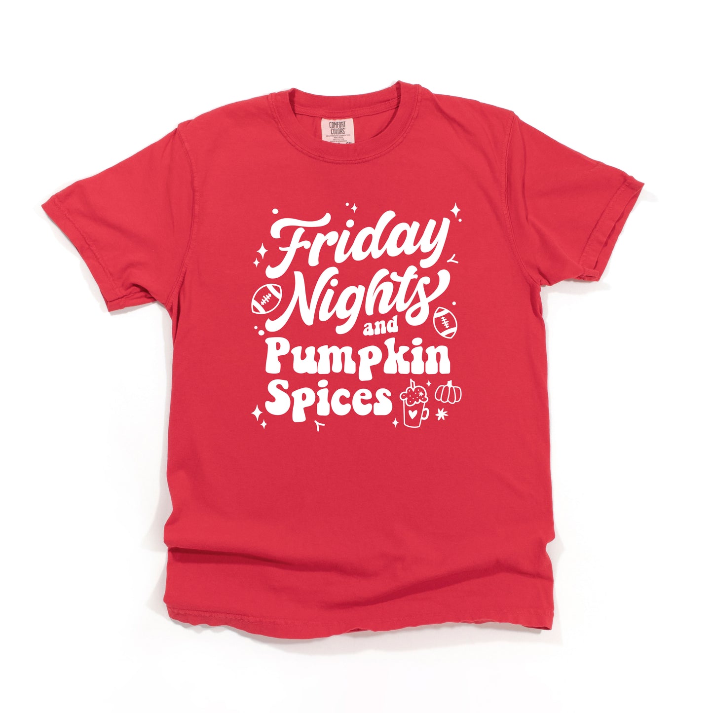 Friday Nights And Pumpkin Spices | Garment Dyed Short Sleeve Tee