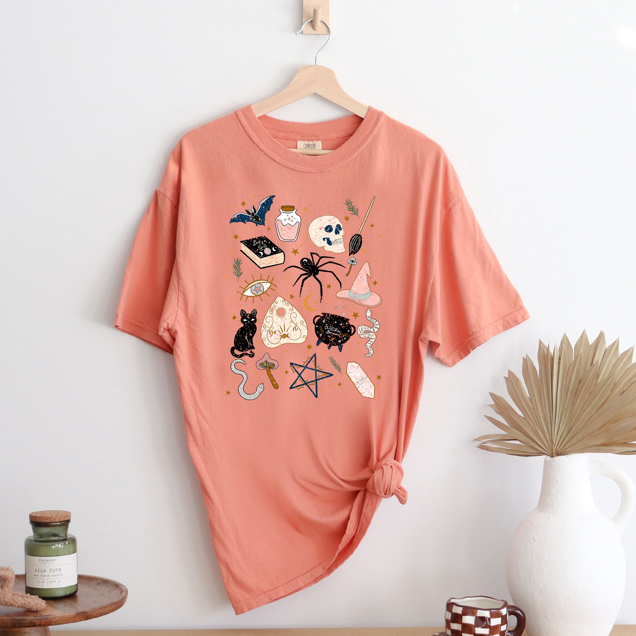 Witch Doodles | Garment Dyed Short Sleeve Tee