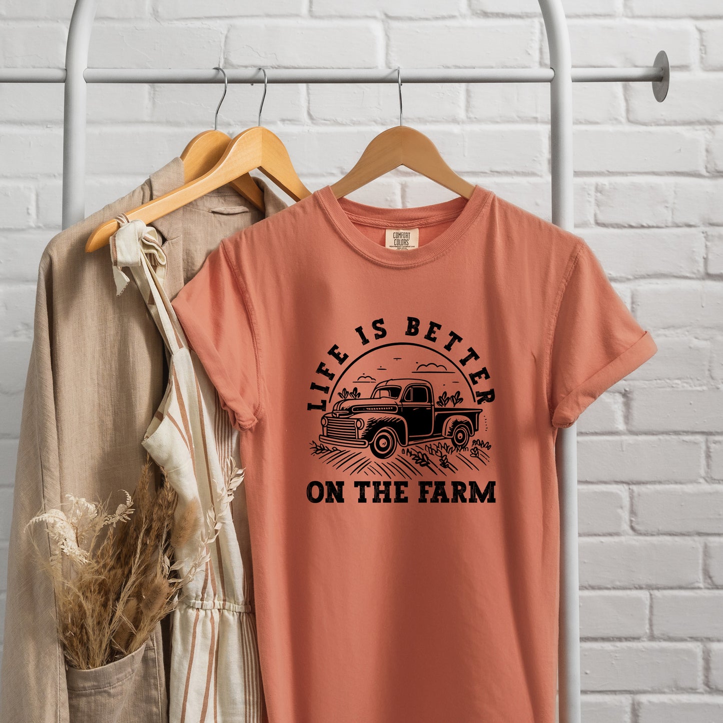 Better on the Farm Truck | Garment Dyed Tee