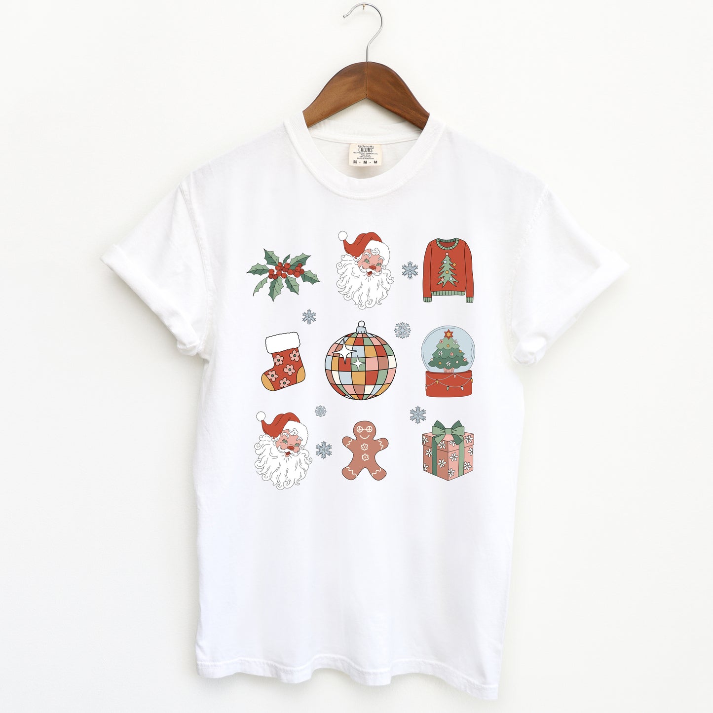 Christmas Collage | Garment Dyed Tee