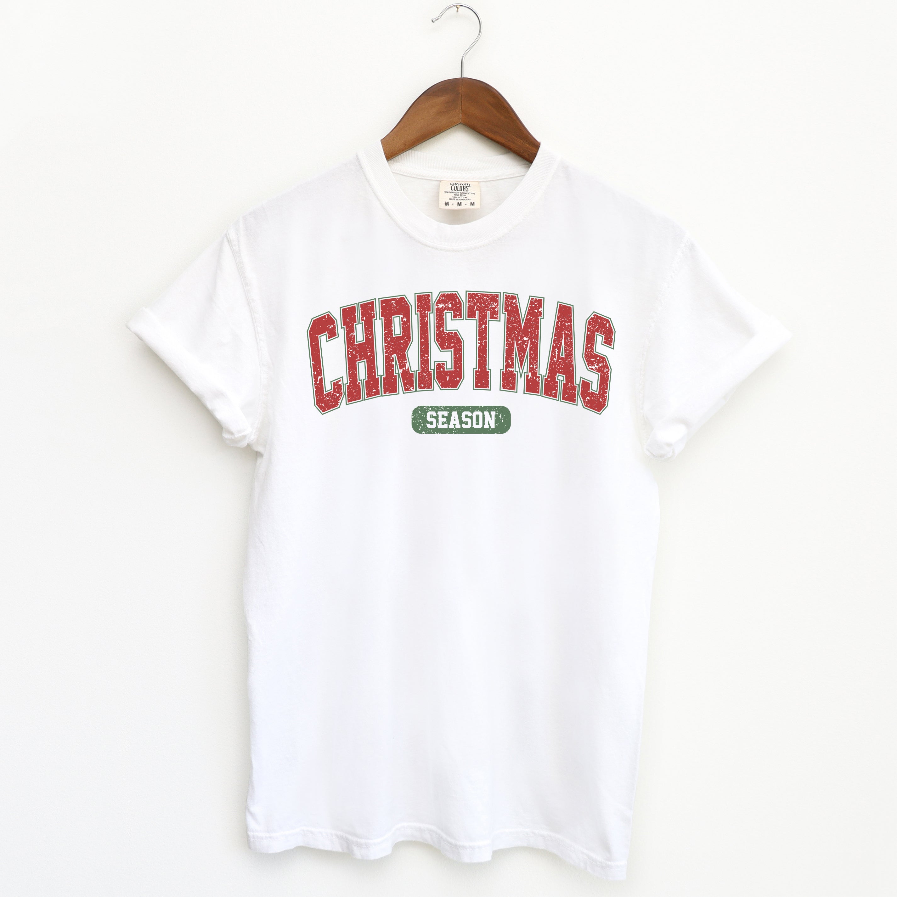 Varsity Christmas Season | Garment Dyed Tee