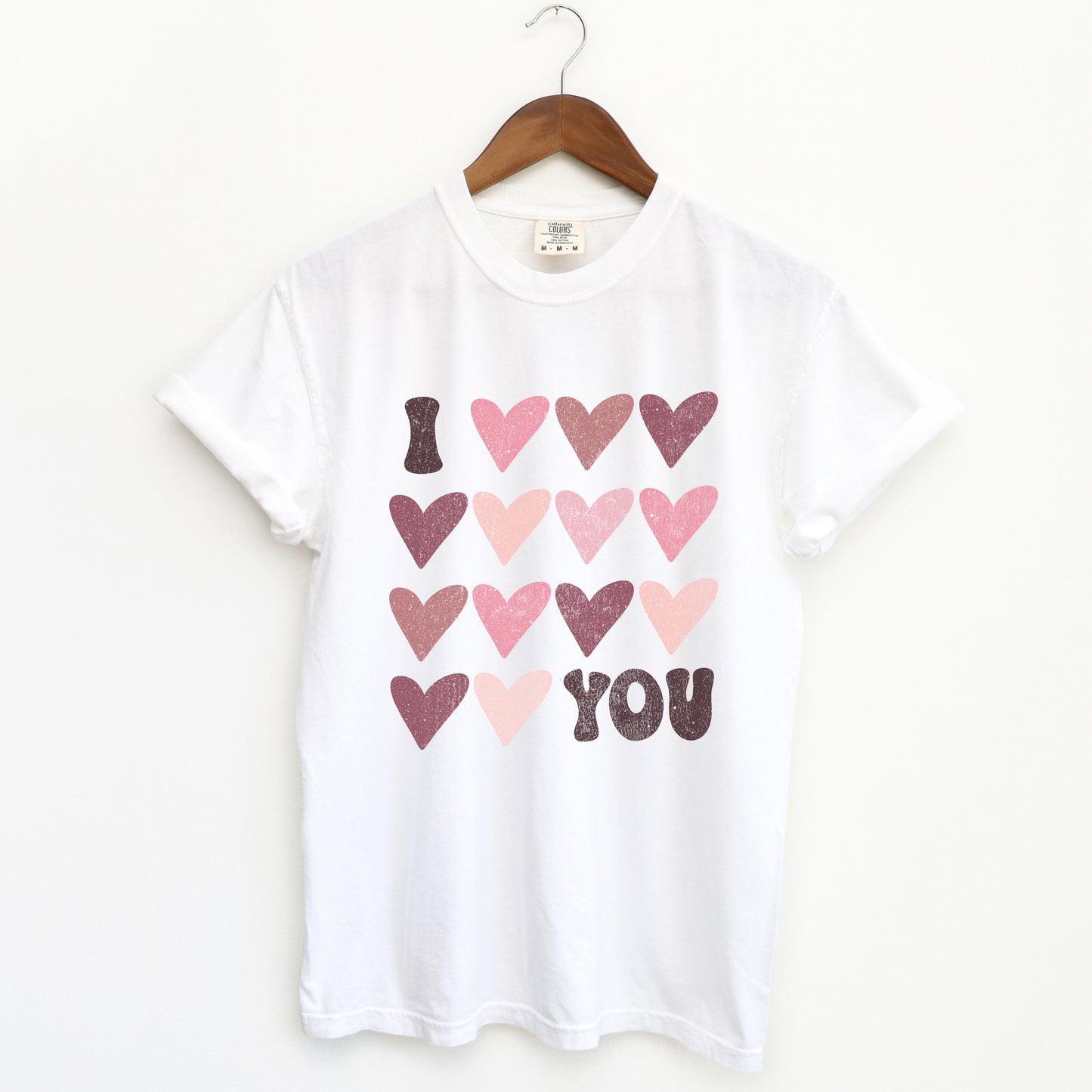 I Heart You Distressed | Garment Dyed Tee