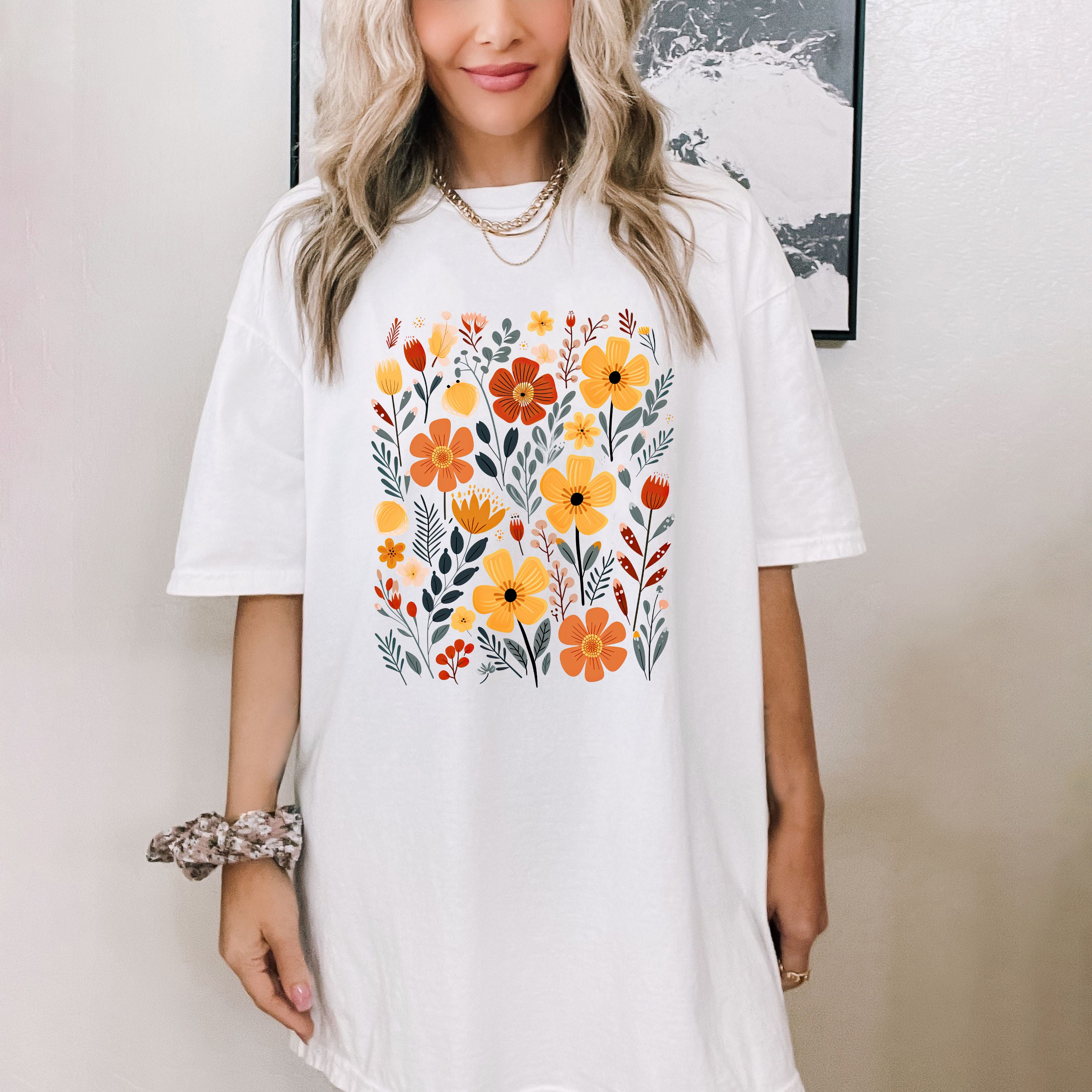 Nature Wildflowers | Garment Dyed Tee