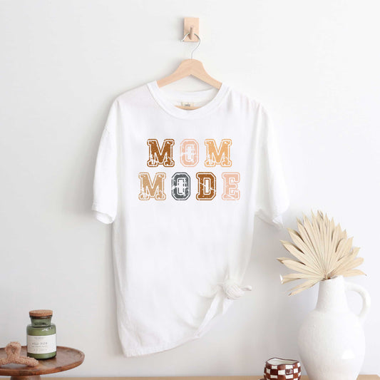 Colorful Mom Mode Stacked | Garment Dyed Tee