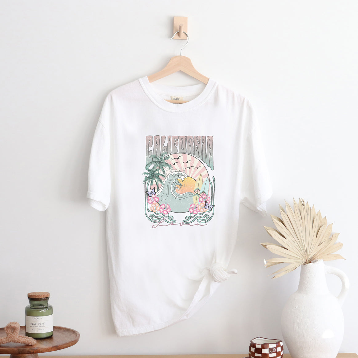 California Grunge | Garment Dyed Short Sleeve Tee