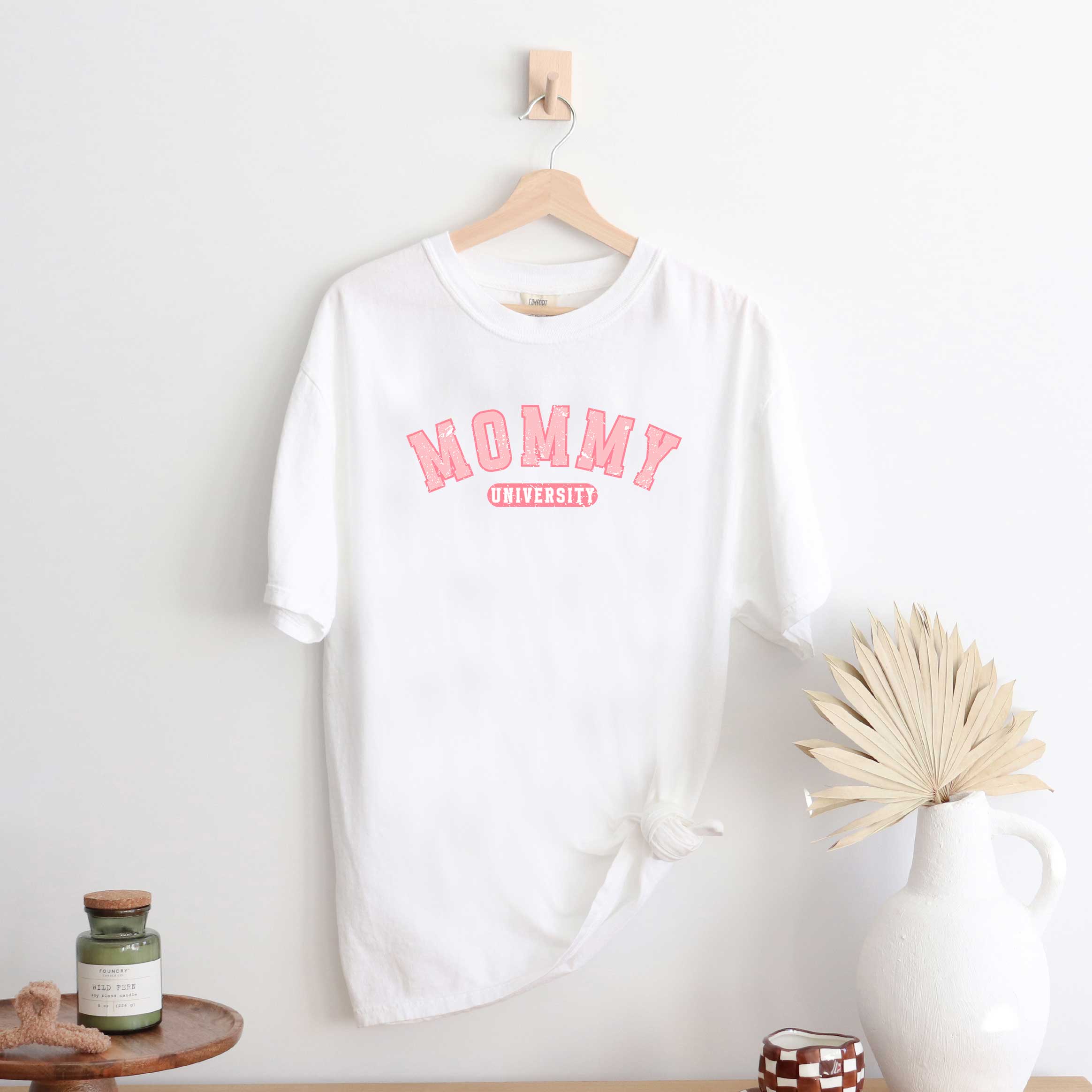 Varsity Mommy University | Garment Dyed Tee