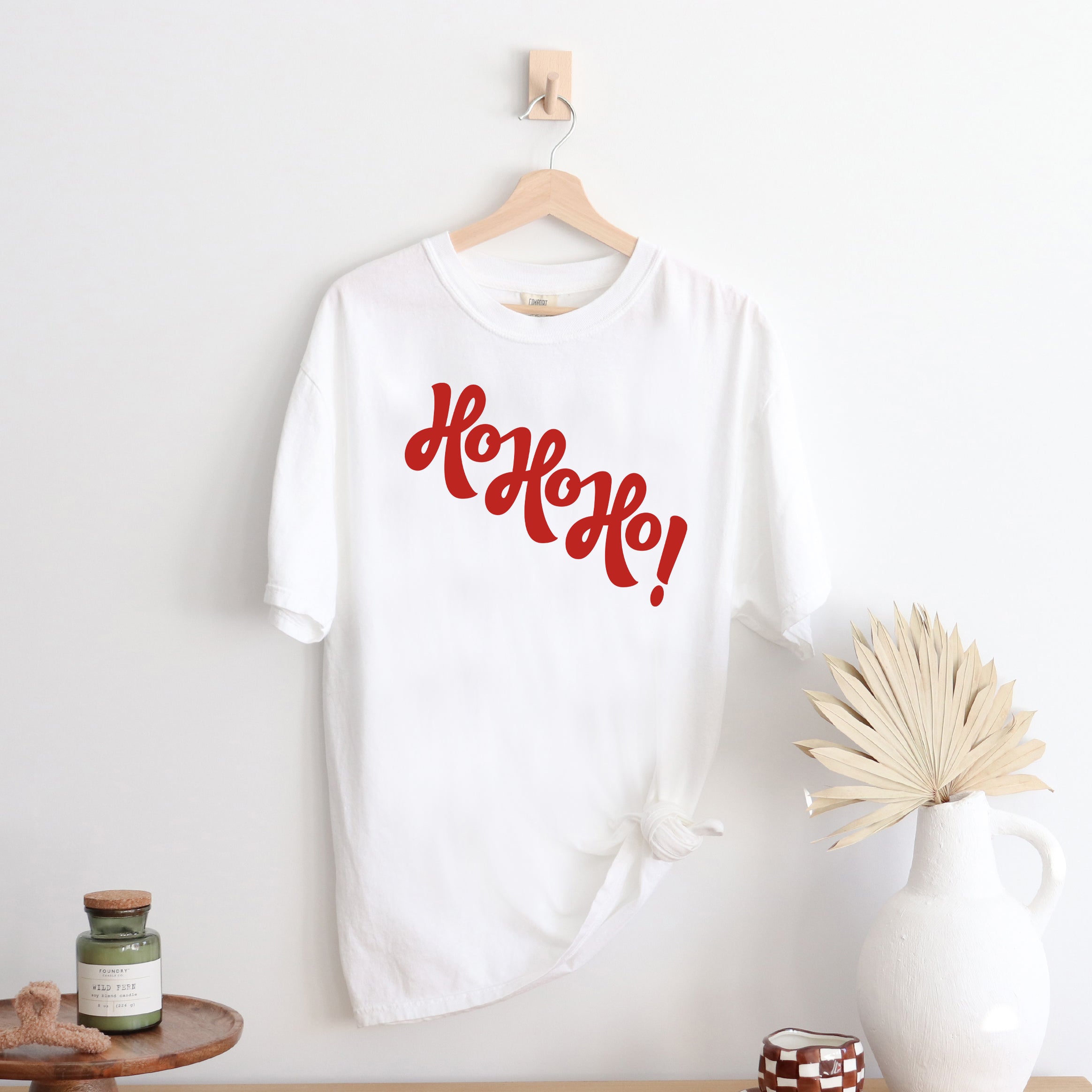 Diagonal Ho Ho Ho | Garment Dyed Tee