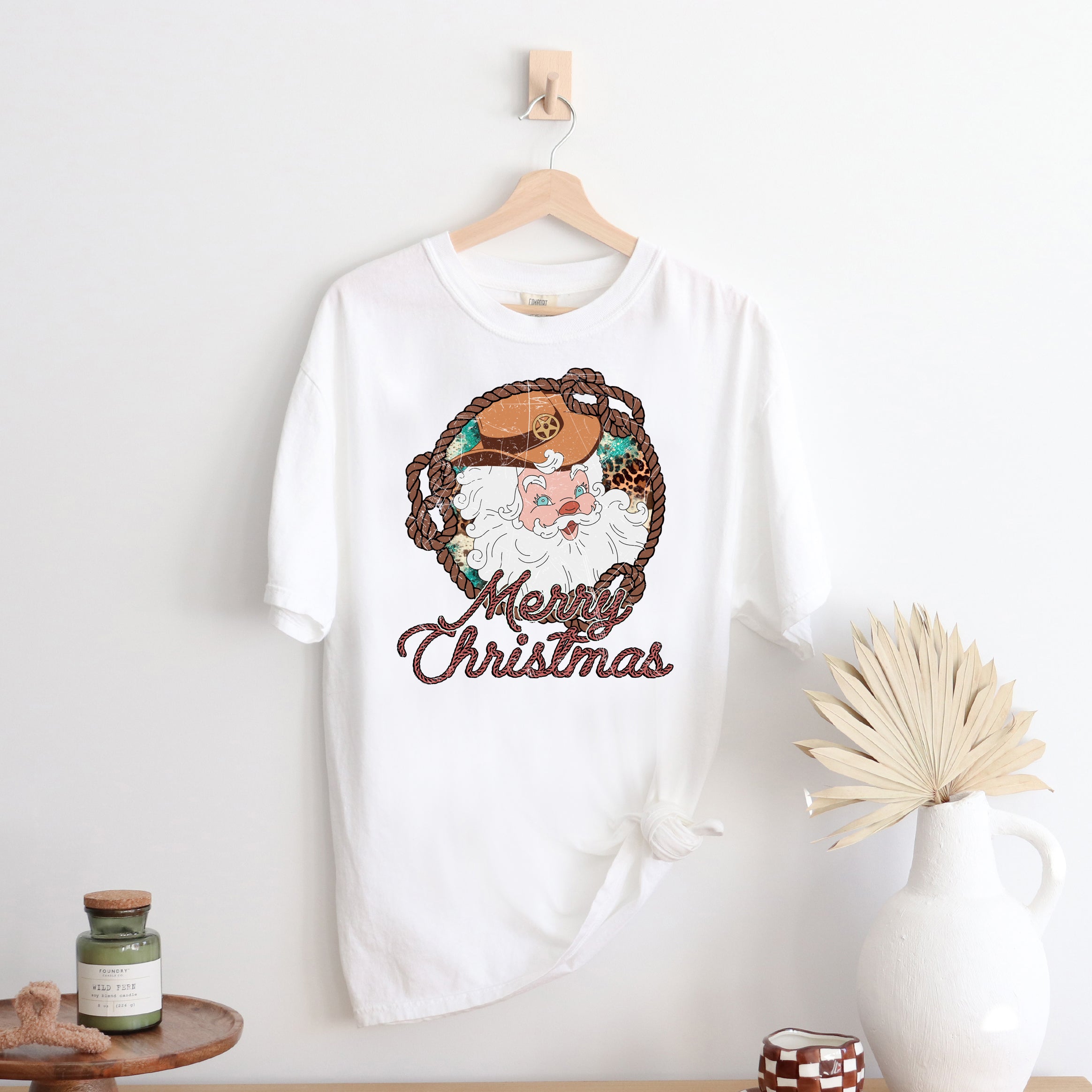 Western Santa | Garment Dyed Tee