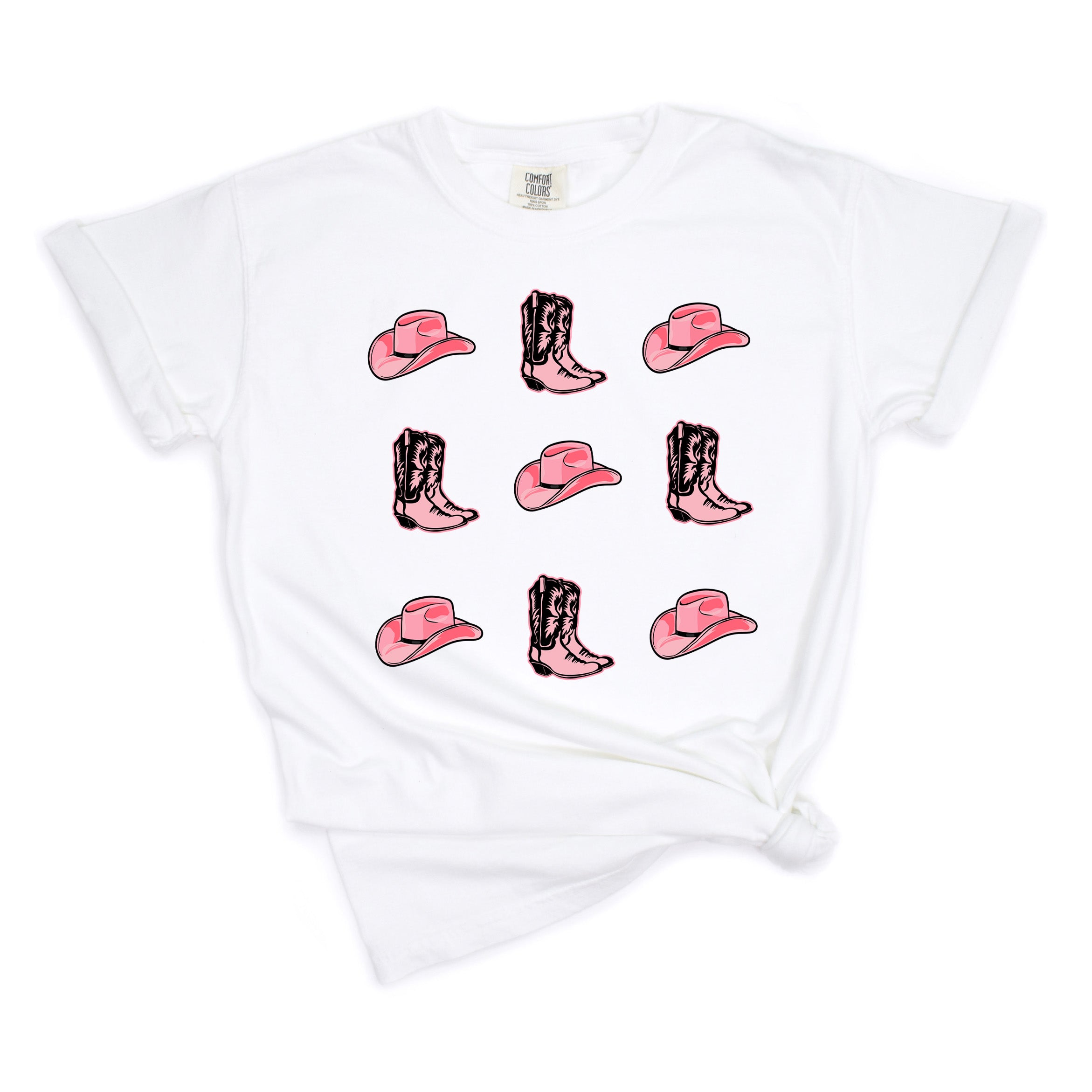 Cowgirl Collage | Garment Dyed Short Sleeve Tee