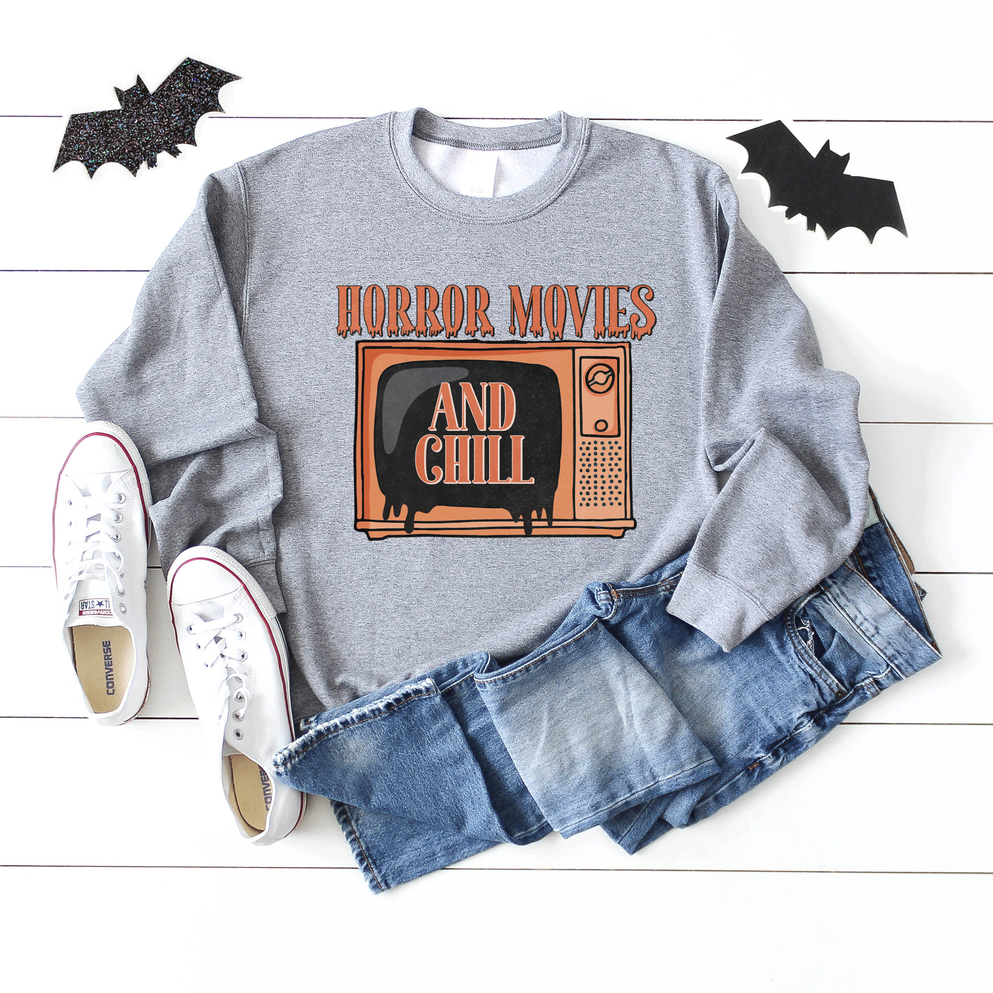 Horror Movies and Chill TV | Sweatshirt